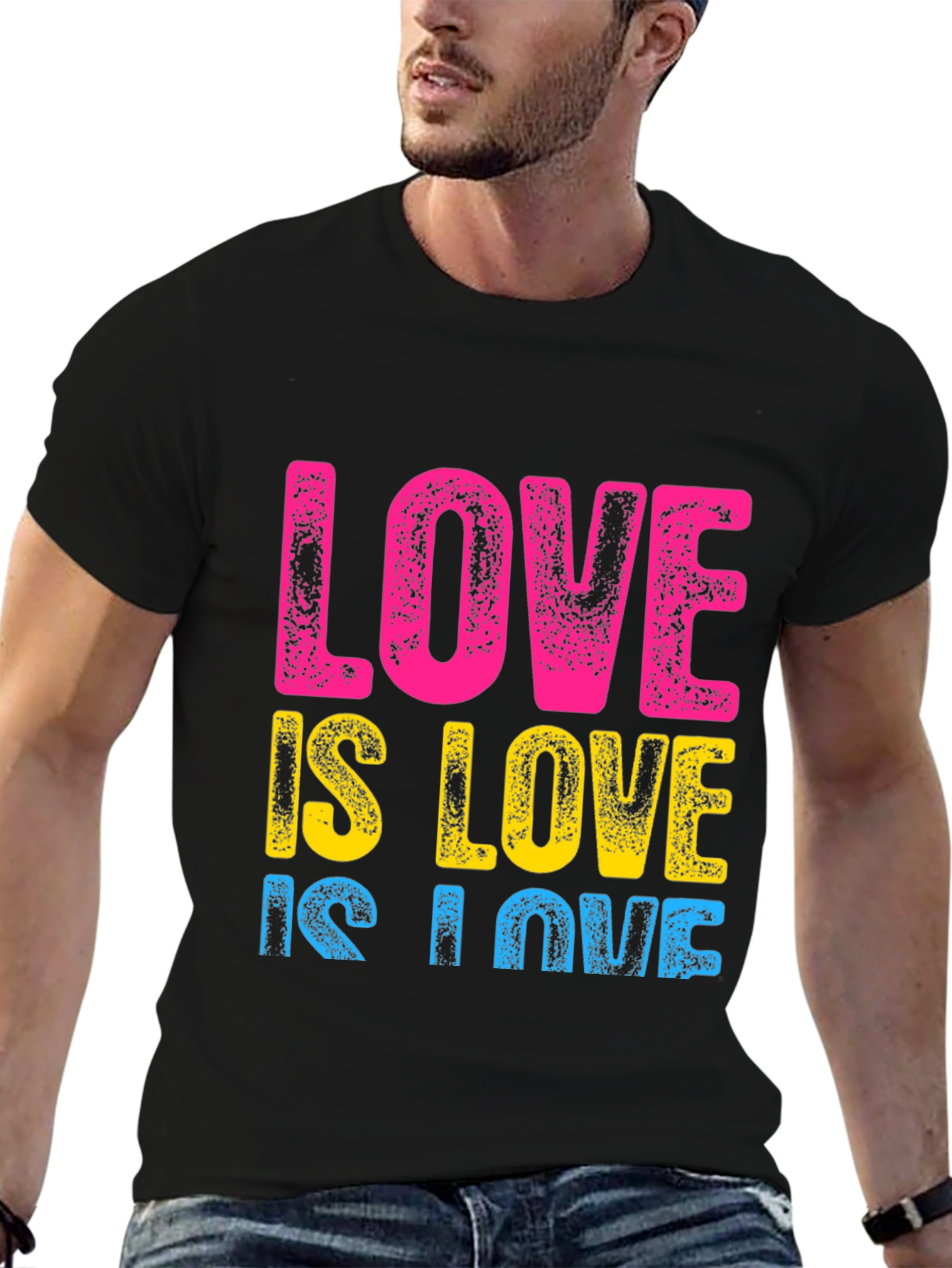Love is Love Graphic T-Shirt - Pride LGBTQ+ Equality