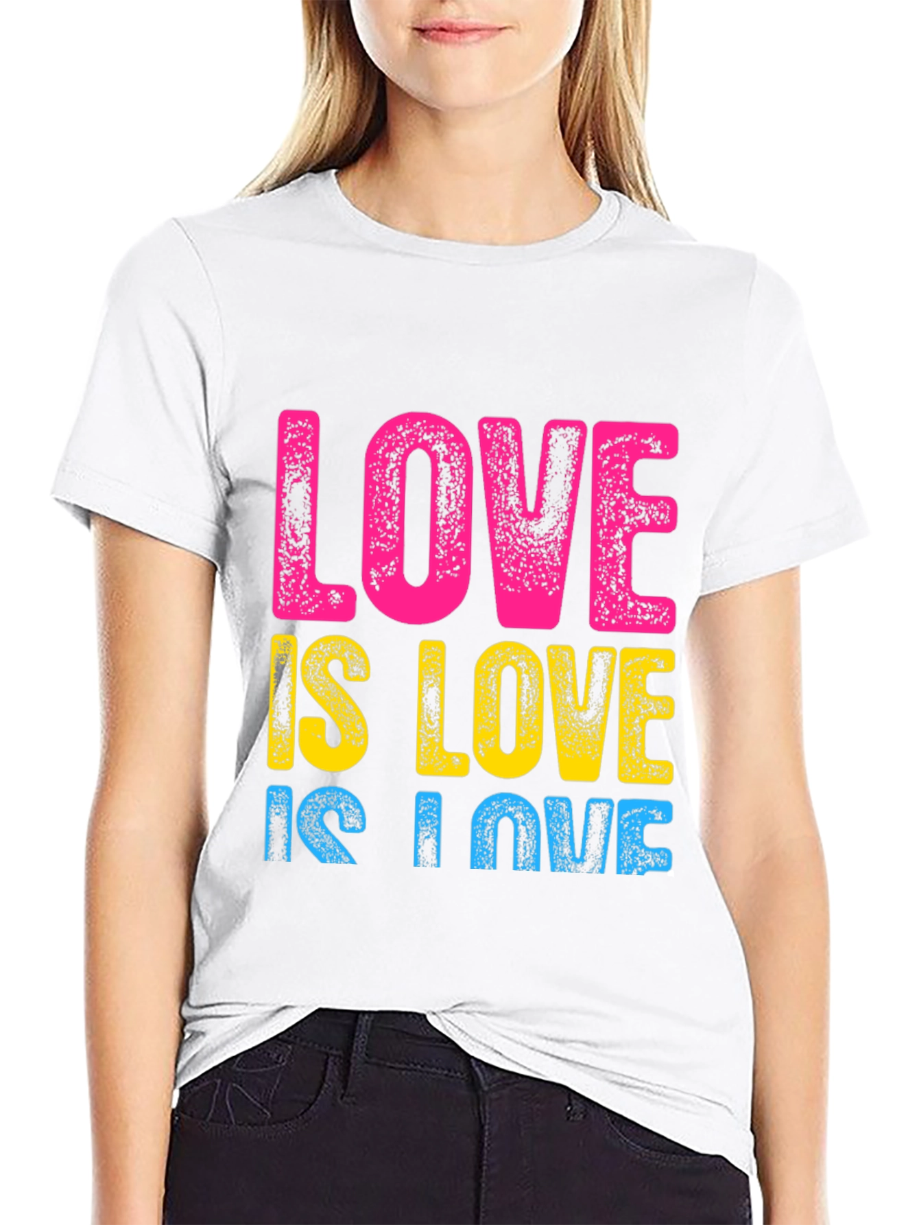 Love is Love Graphic T-Shirt - Pride LGBTQ+ Equality