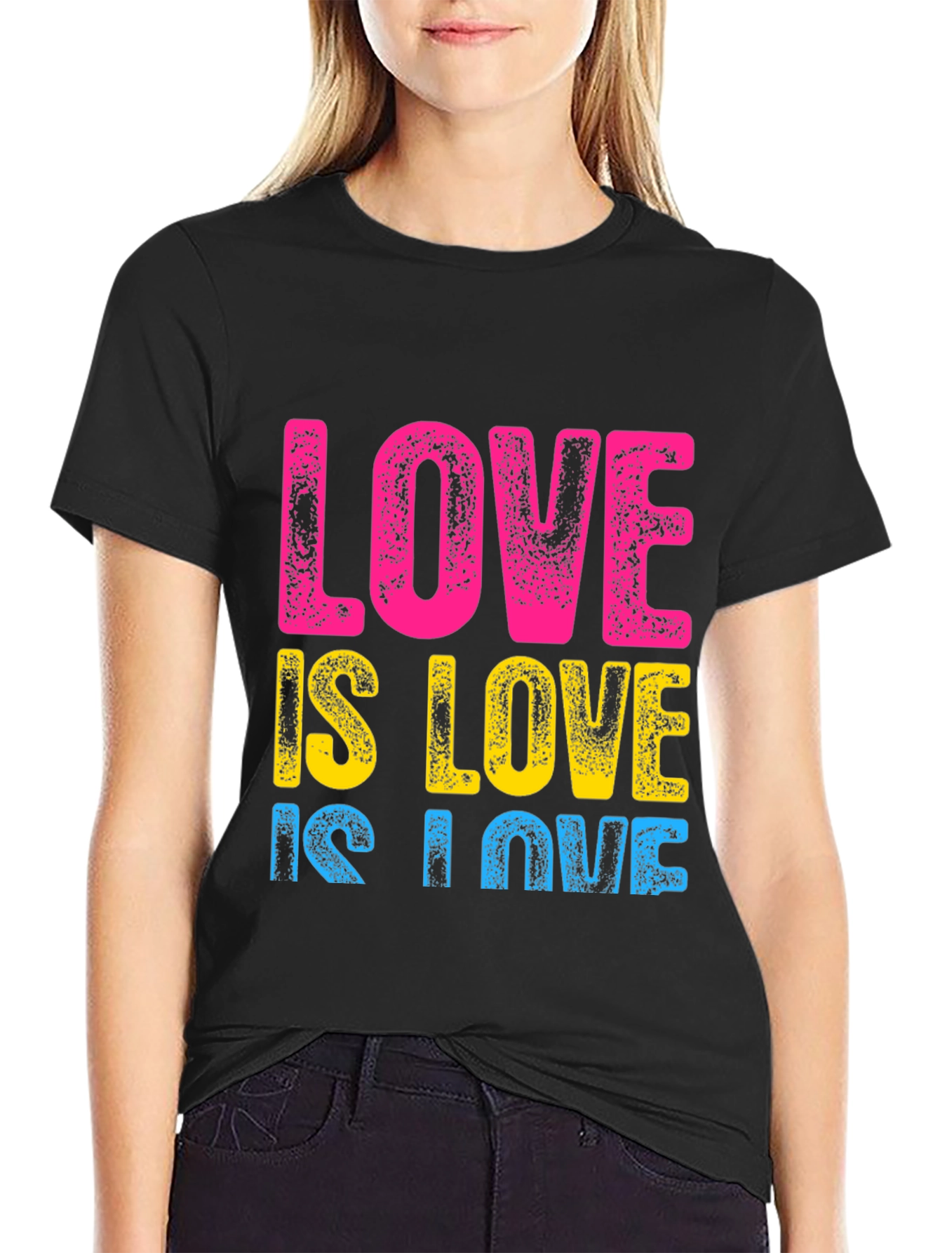 Love is Love Graphic T-Shirt - Pride LGBTQ+ Equality