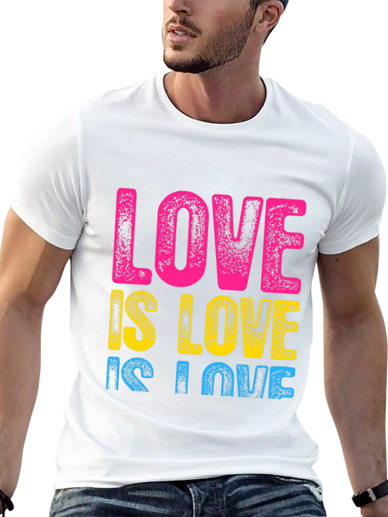 Love is Love Graphic T-Shirt - Pride LGBTQ+ Equality