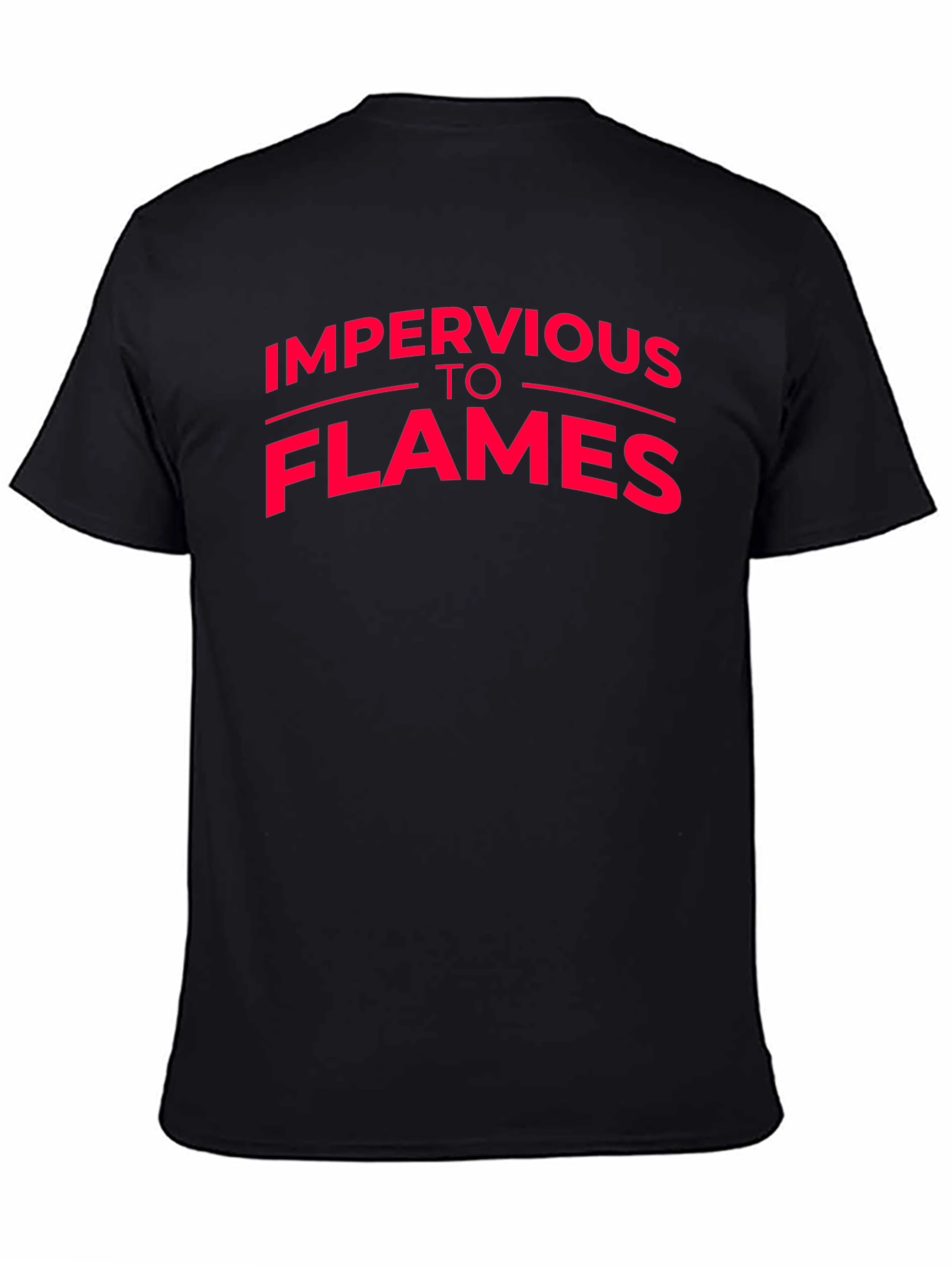 Impervious To Flames Graphic T-Shirt - Black
