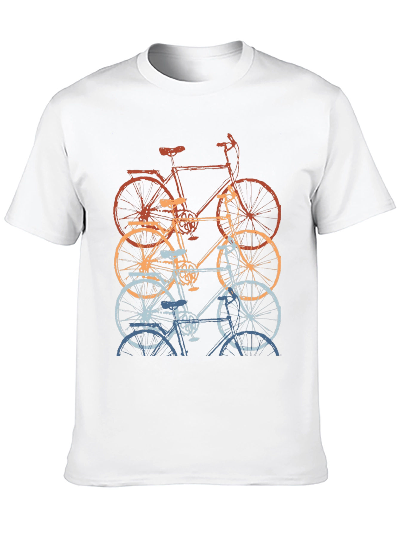 Retro Bicycle T-Shirt - Stylish Cycling Tee
