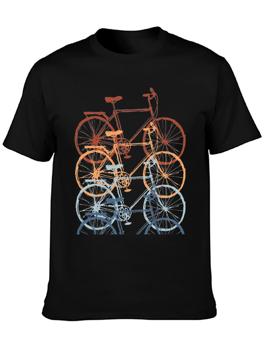 Retro Bicycle T-Shirt - Stylish Cycling Tee