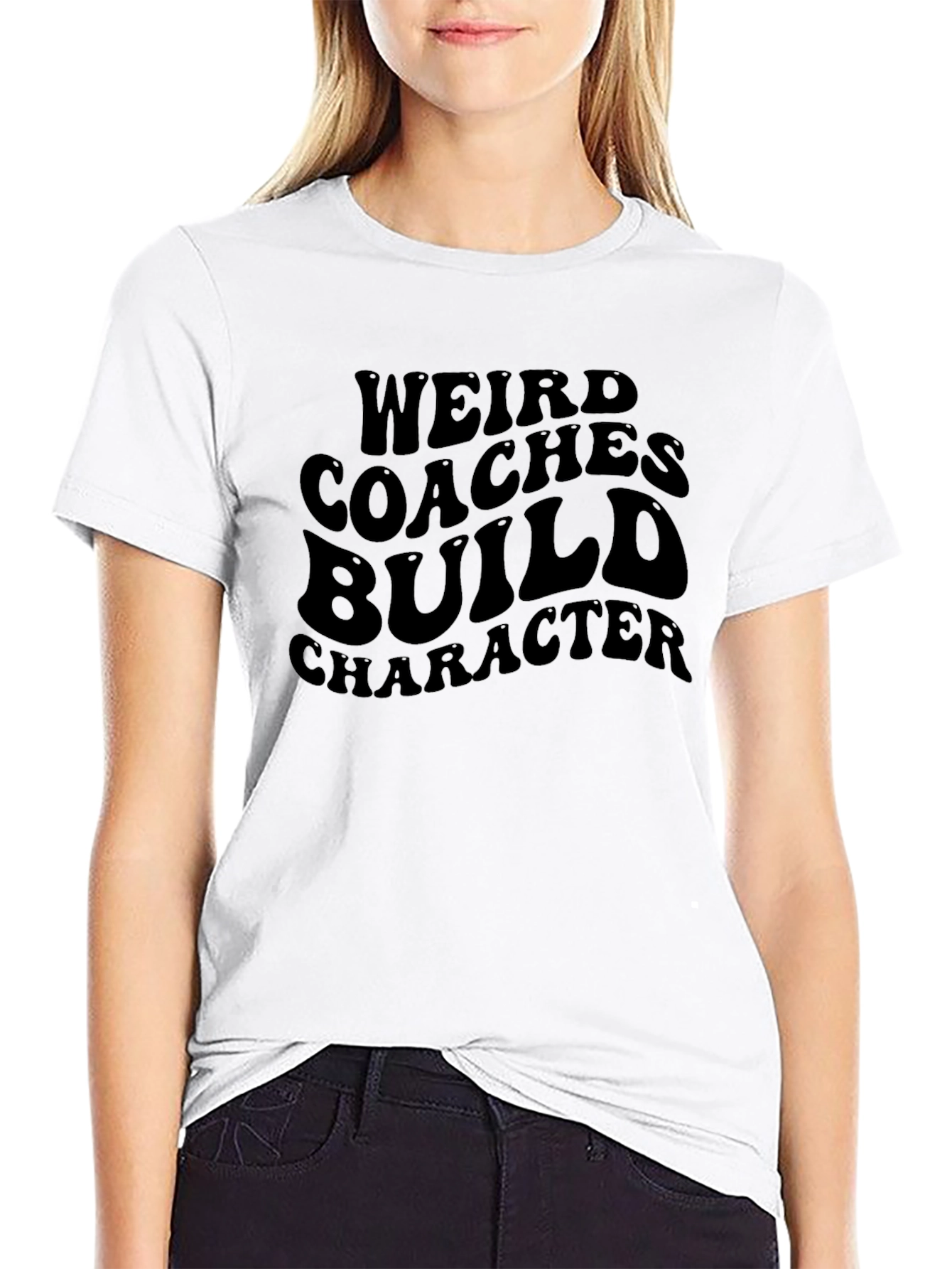 Weird Coaches Build Character Graphic Tee