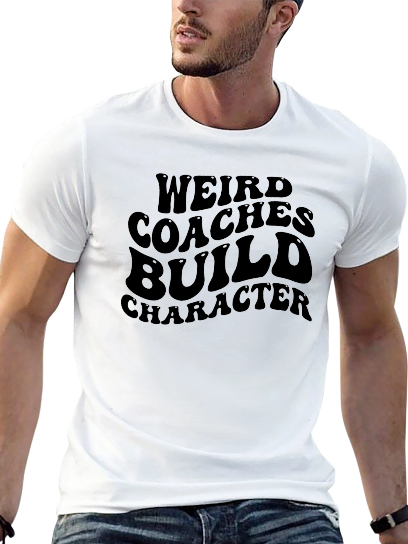 Weird Coaches Build Character Graphic Tee