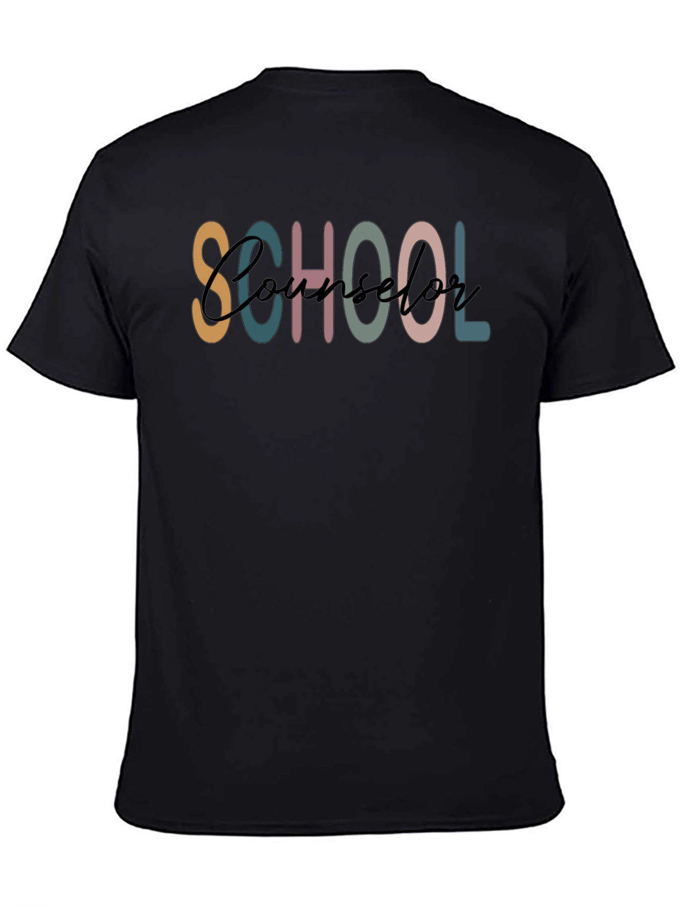 School Counselor Graphic Tee - Black