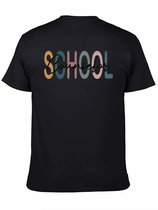 School Counselor Graphic Tee - Black