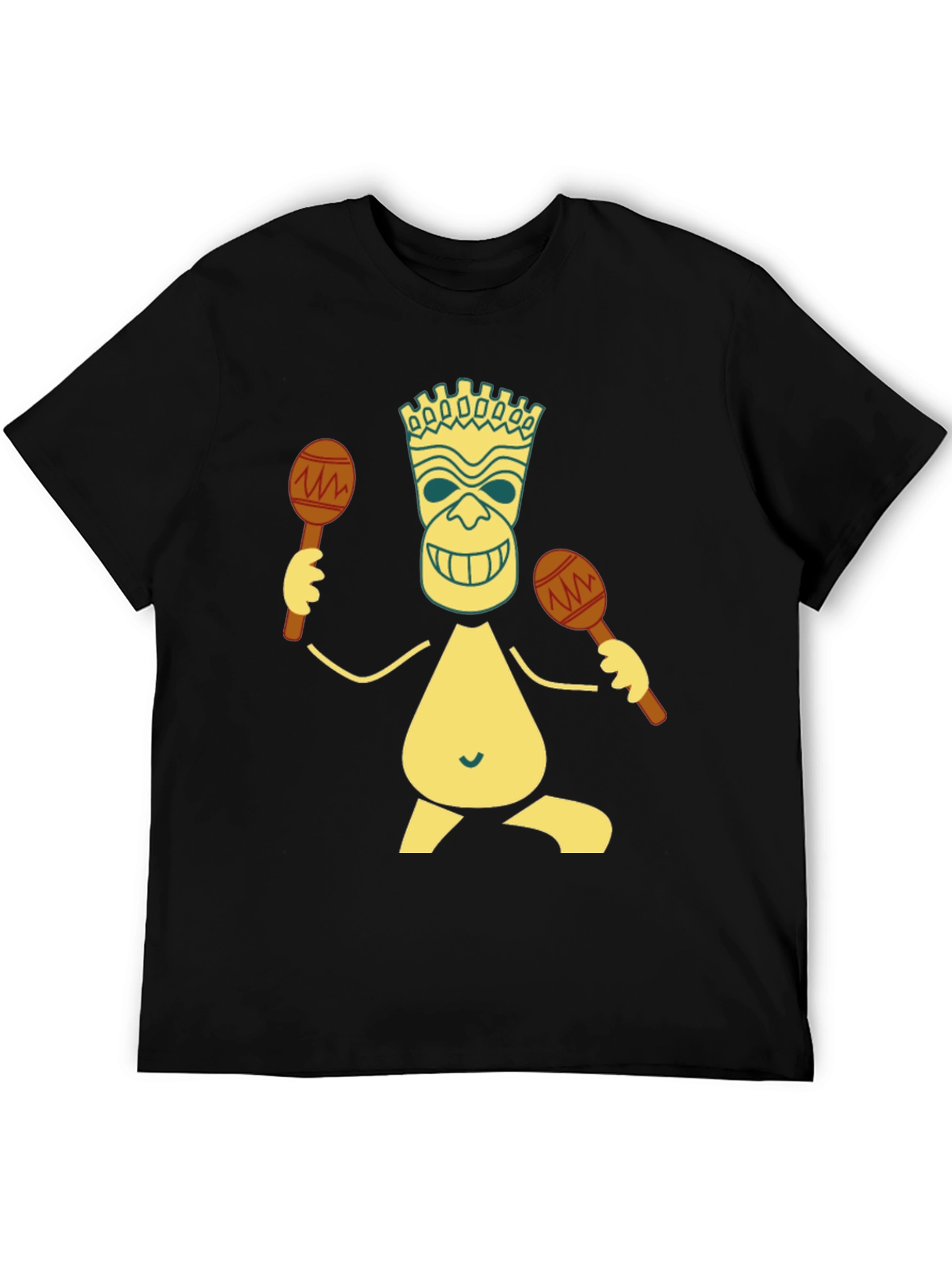 Tiki Man Maracas Graphic Tee