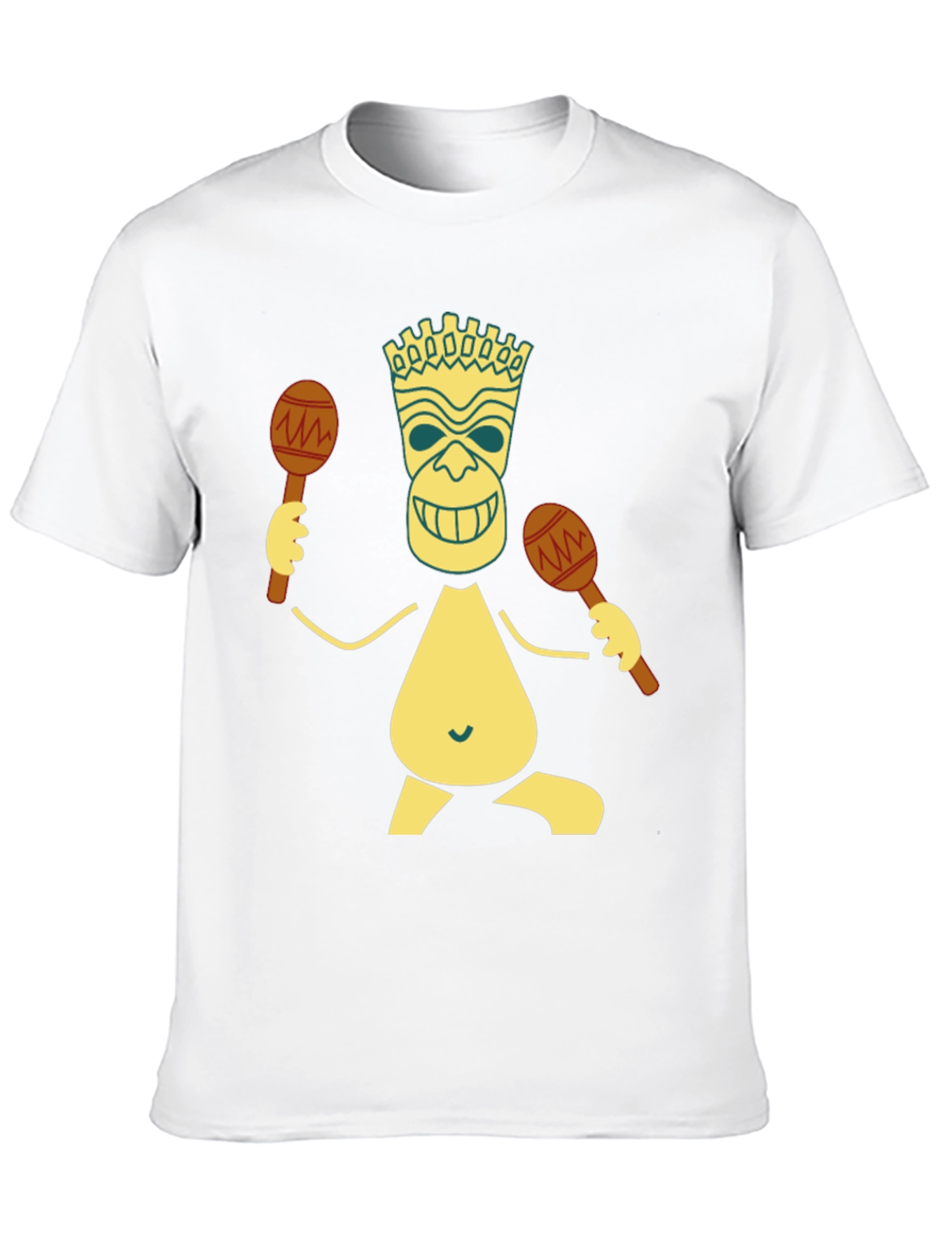 Tiki Man Maracas Graphic Tee