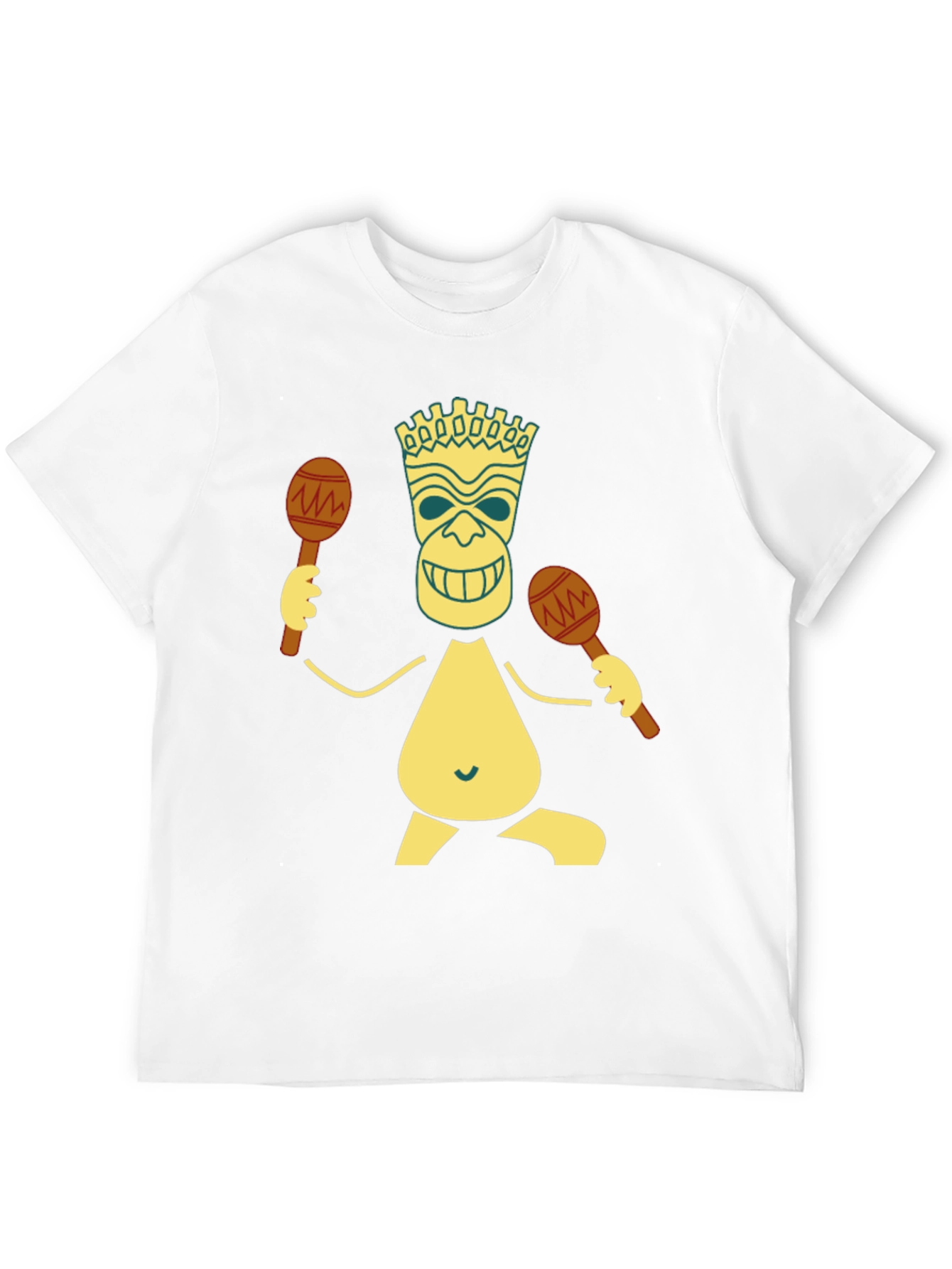 Tiki Man Maracas Graphic Tee