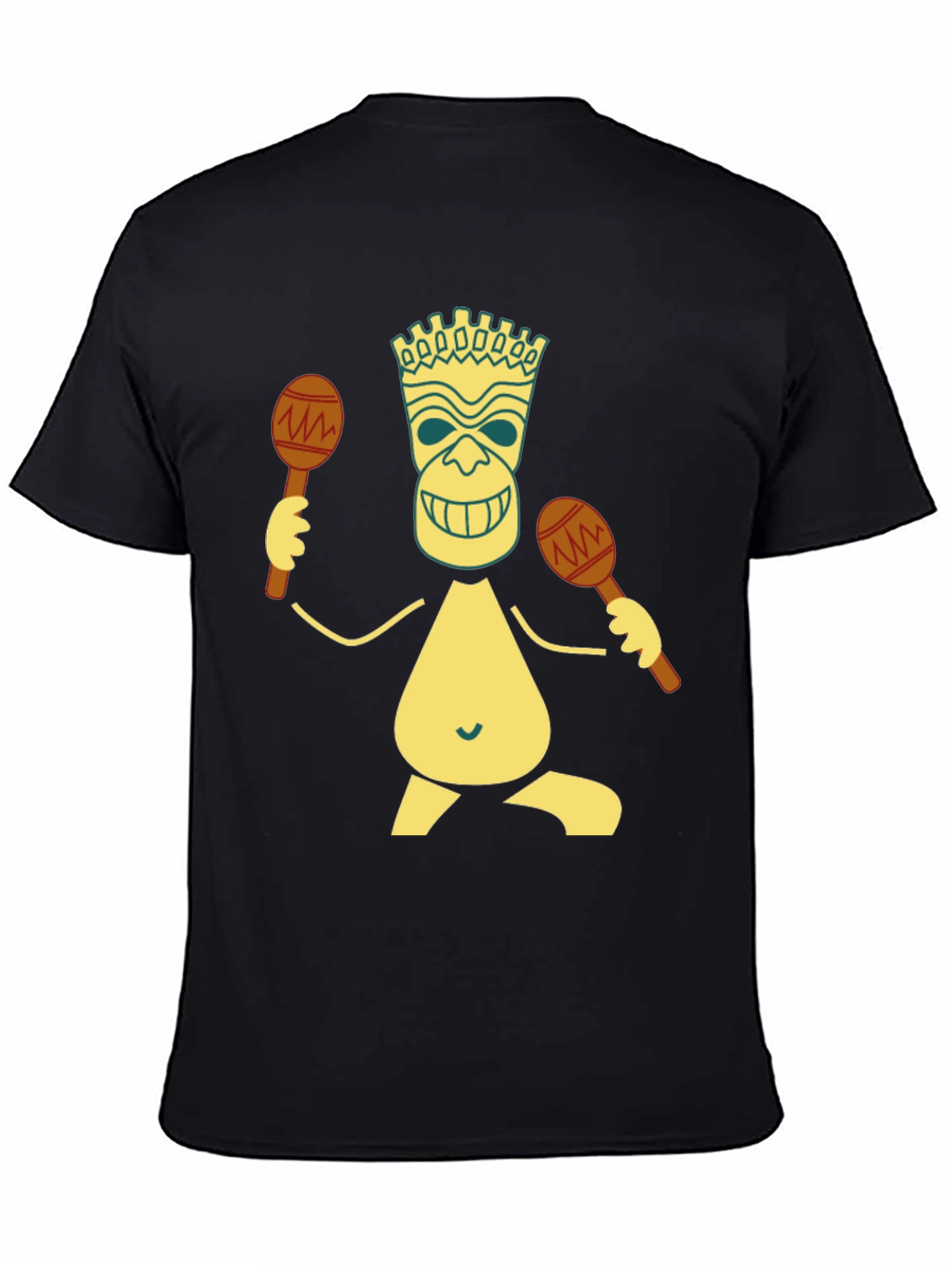Tiki Man Maracas Graphic Tee