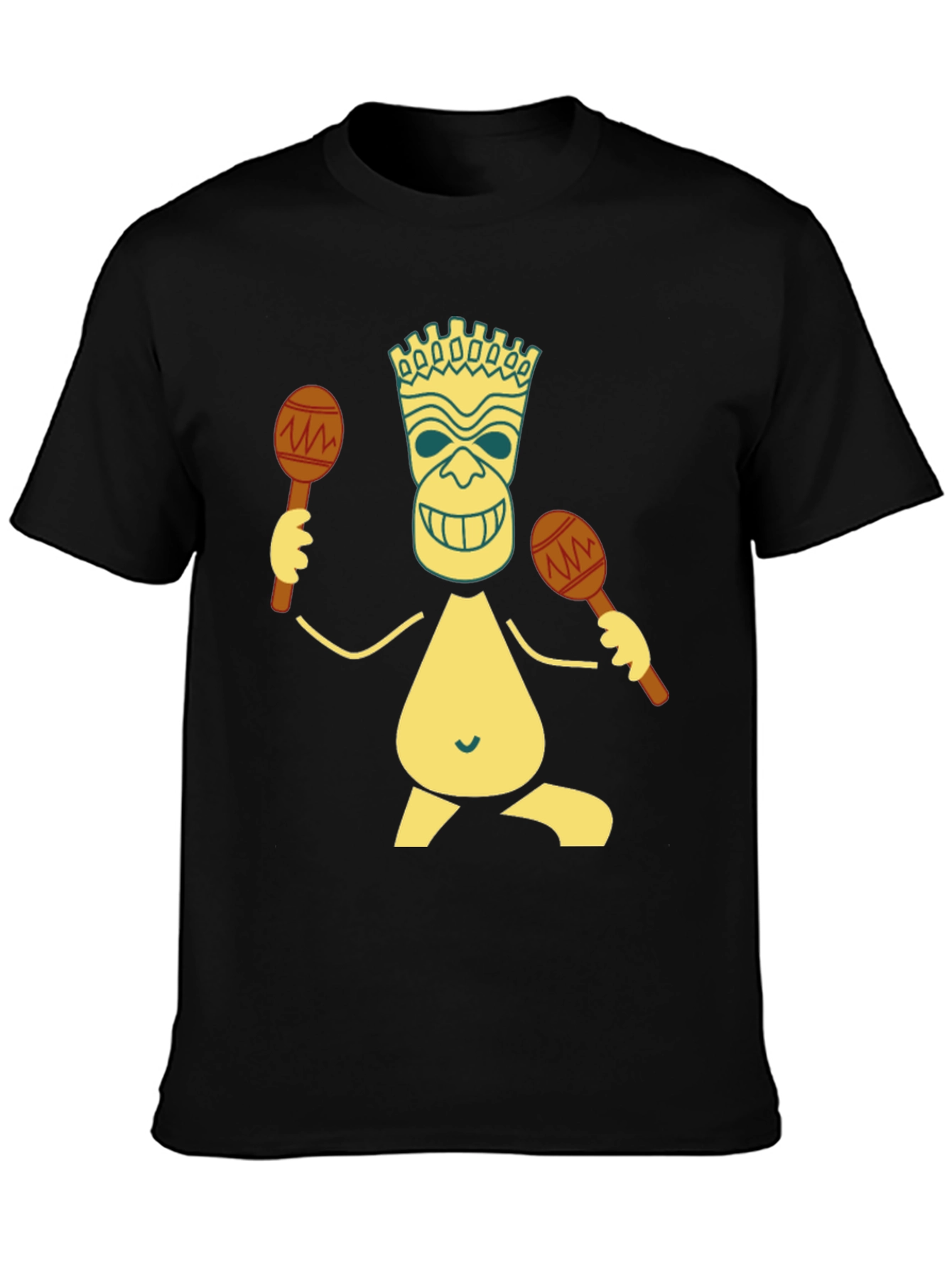 Tiki Man Maracas Graphic Tee
