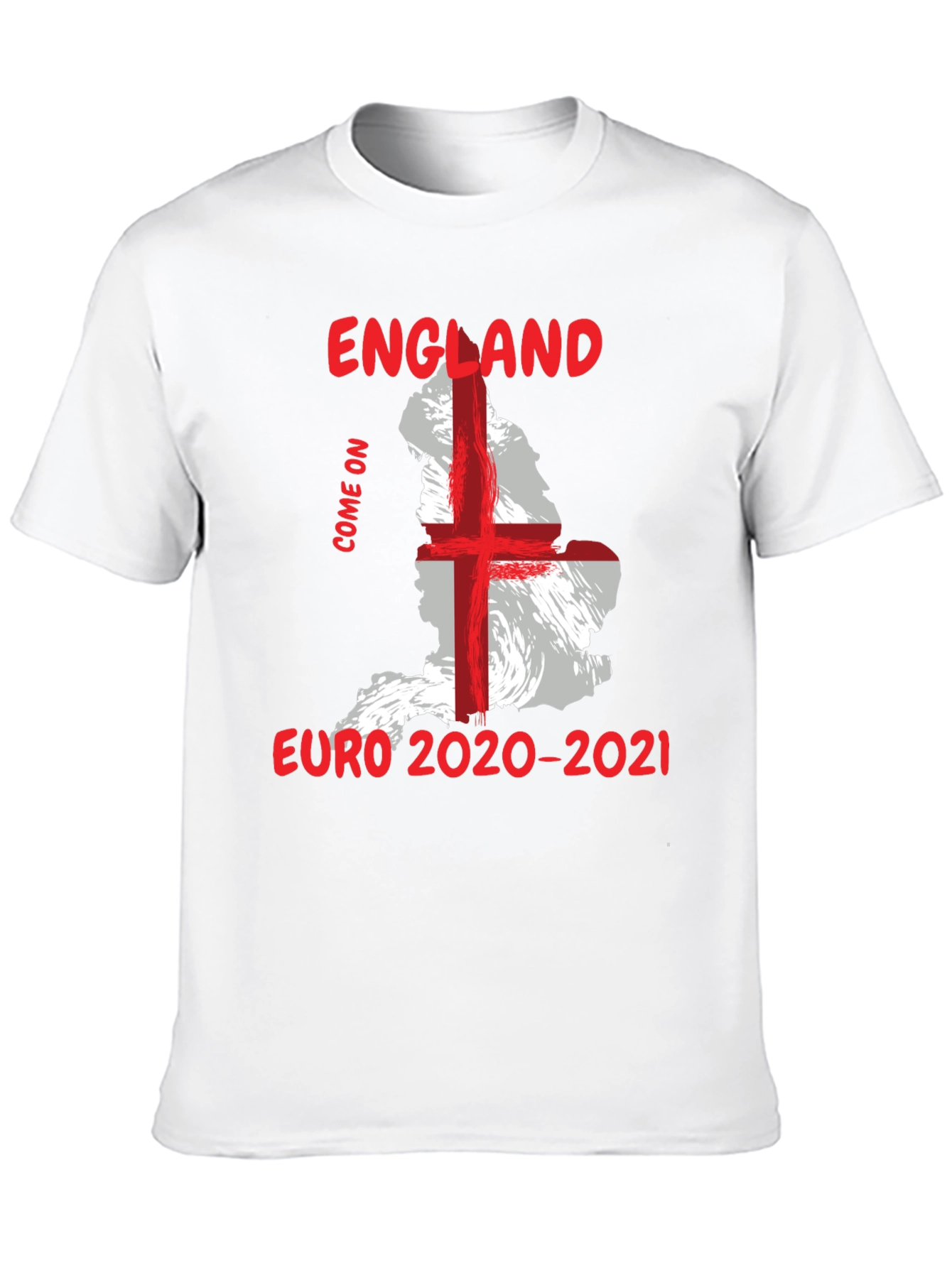 England Euro 2020-2021 Black T-Shirt