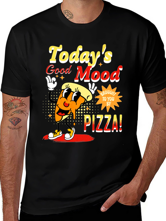 Todays Good Mood Pizza Graphic Tee