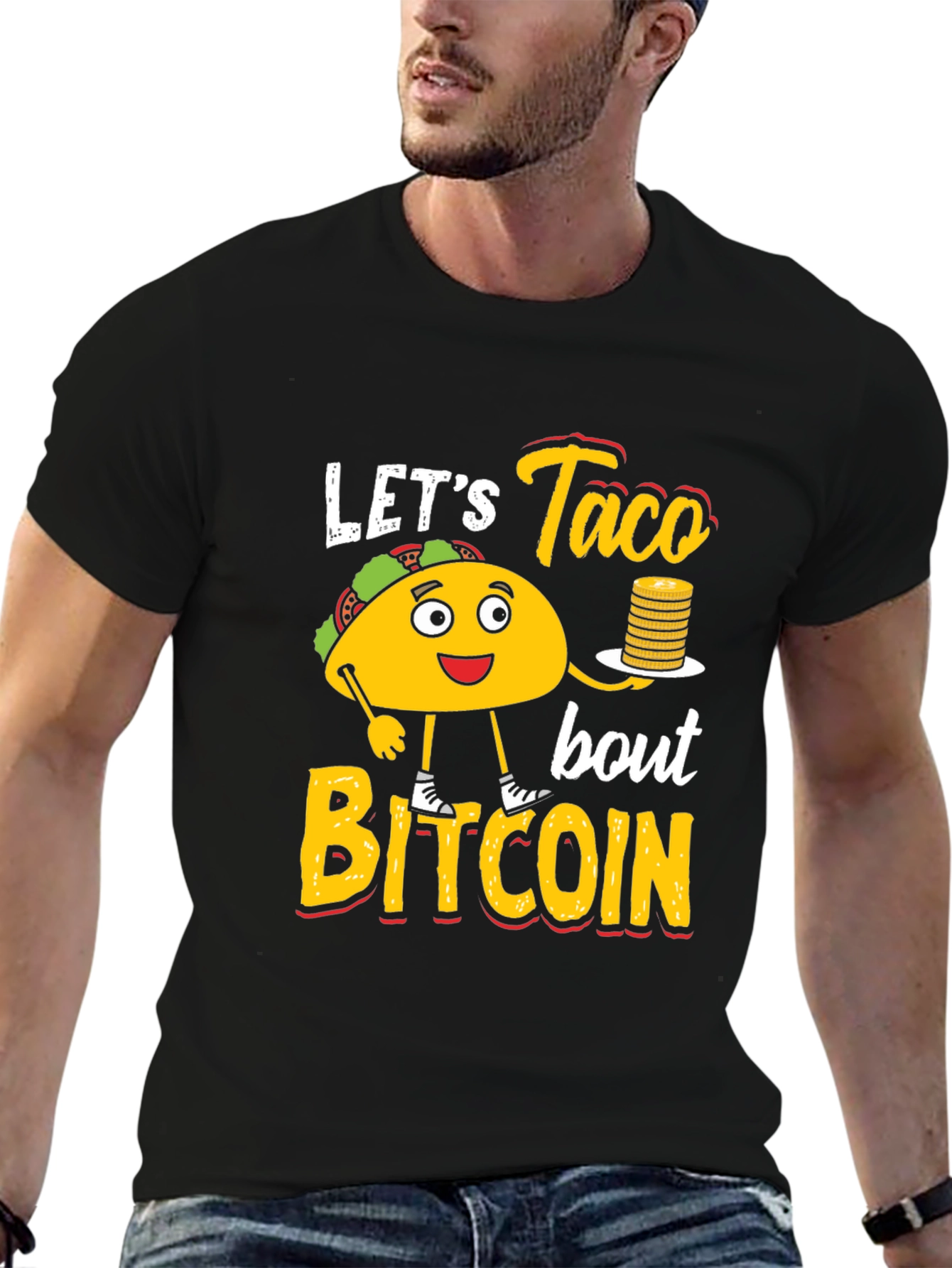 Lets Taco Bout Bitcoin Graphic Tee