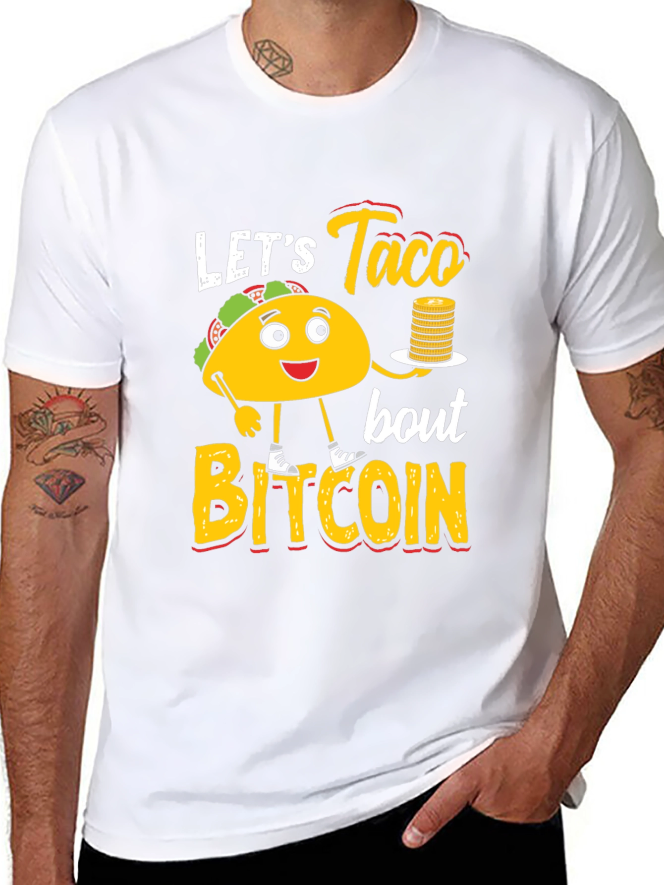 Lets Taco Bout Bitcoin Graphic Tee