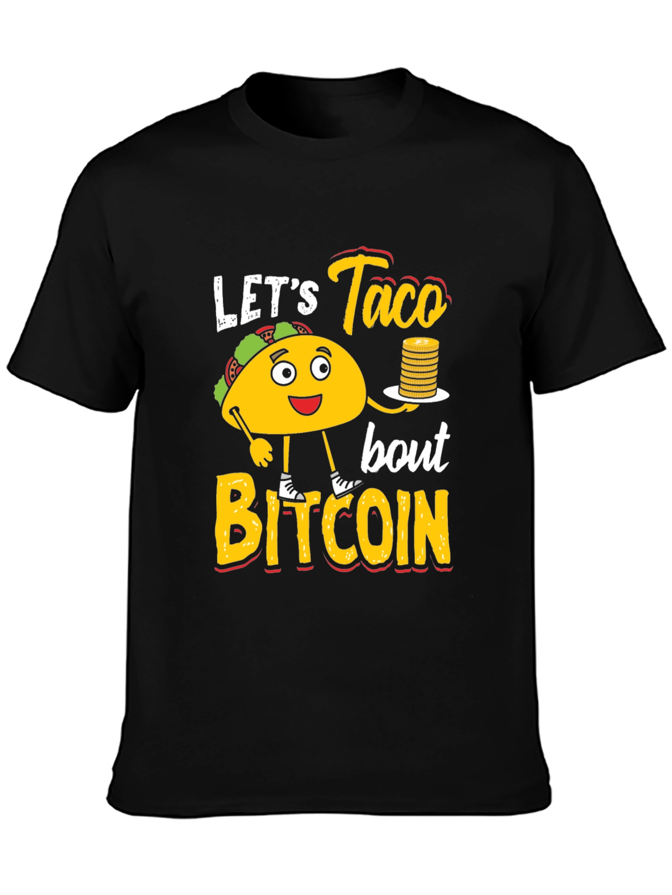 Lets Taco Bout Bitcoin Graphic Tee