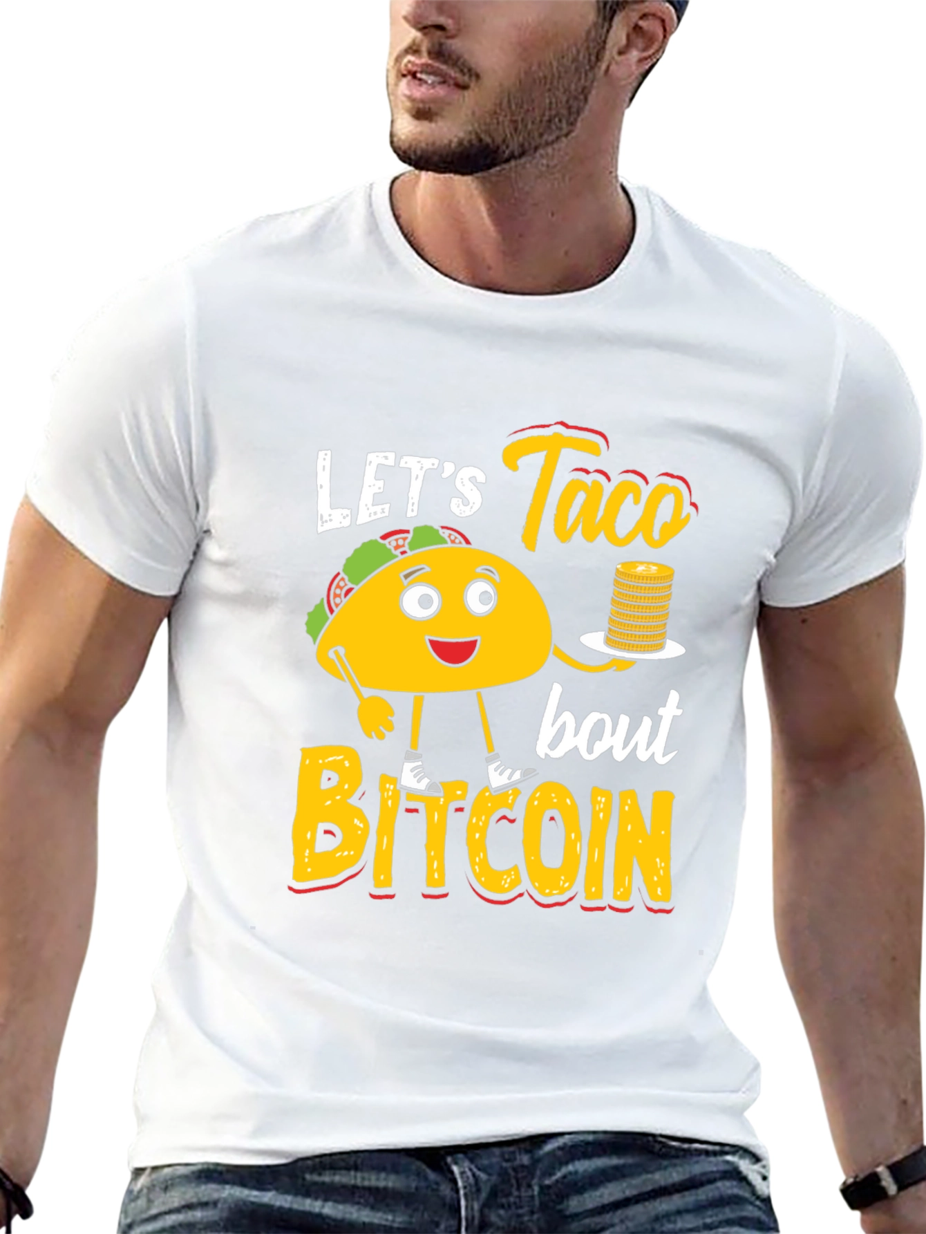 Lets Taco Bout Bitcoin Graphic Tee