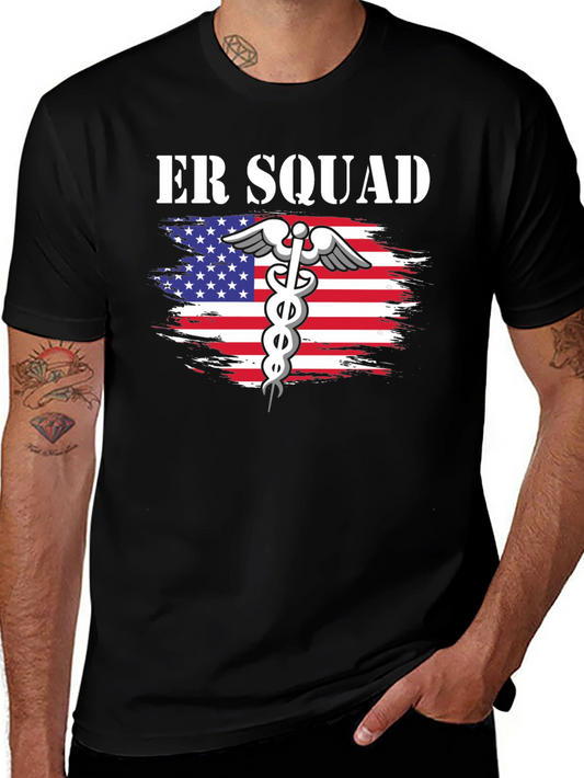 ER Squad American Flag T-Shirt