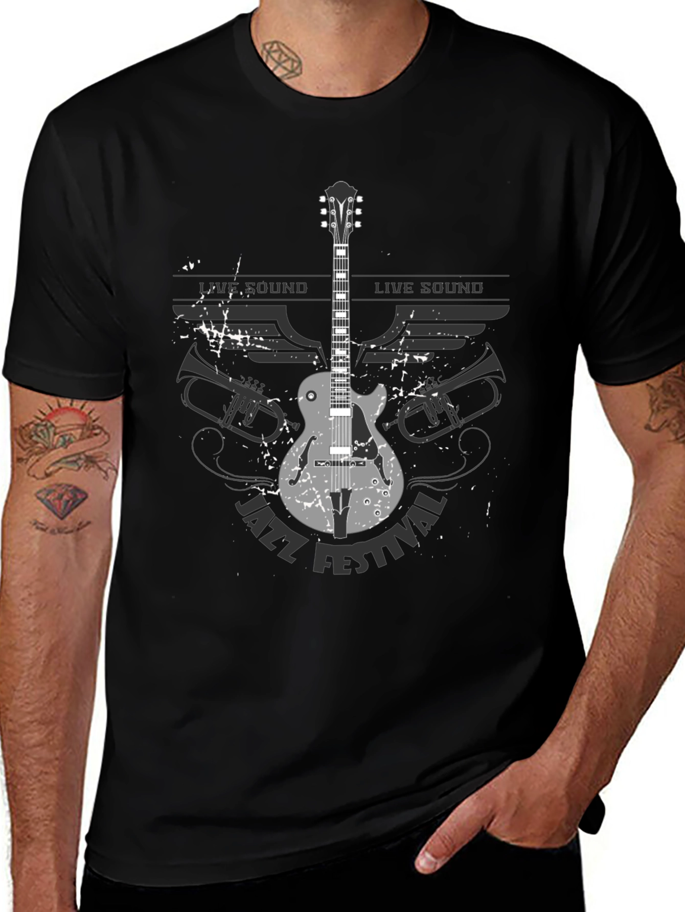 Jazz Festival Graphic Tee - Musical Style