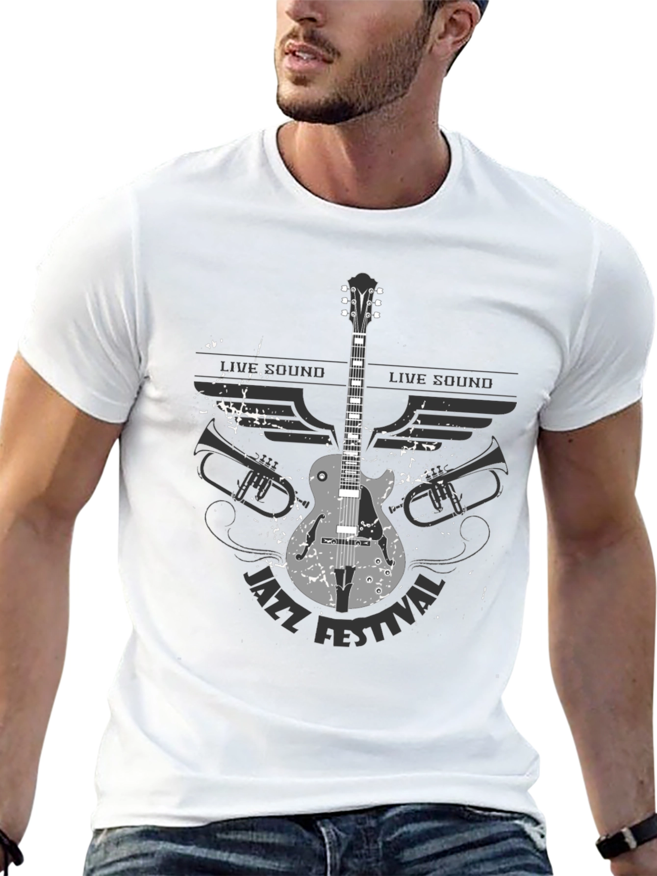 Jazz Festival Graphic Tee - Musical Style