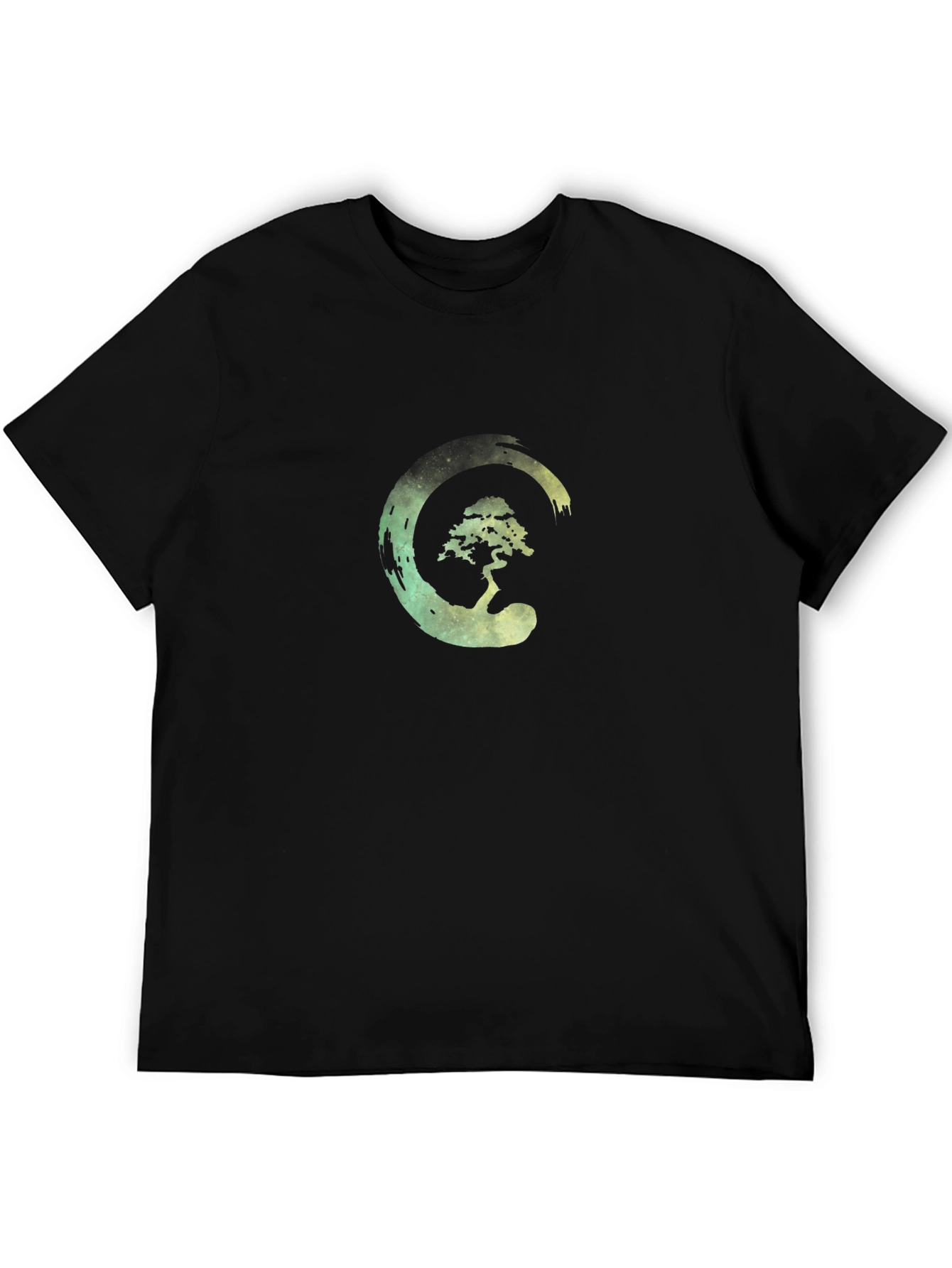 Zen Tree Graphic T-Shirt - Black