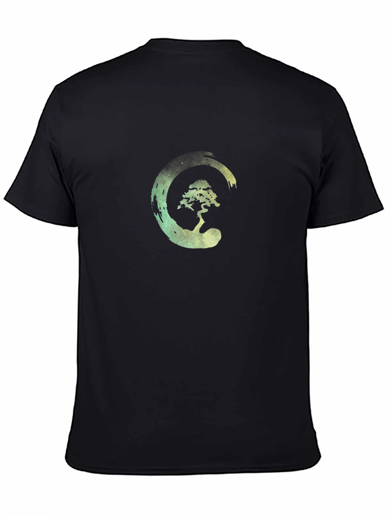 Zen Tree Graphic T-Shirt - Black