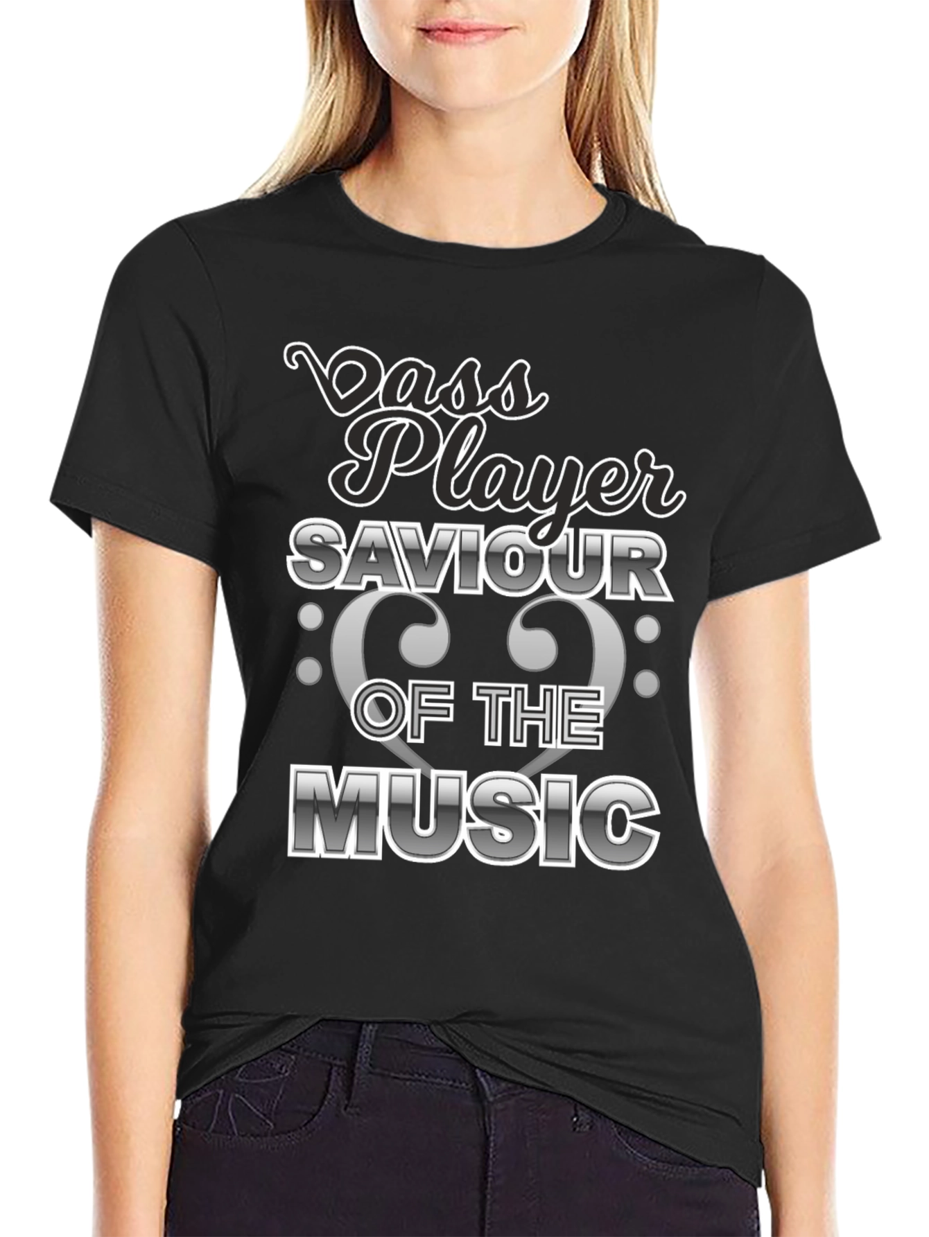 Bass Player Savior Music T-Shirt
