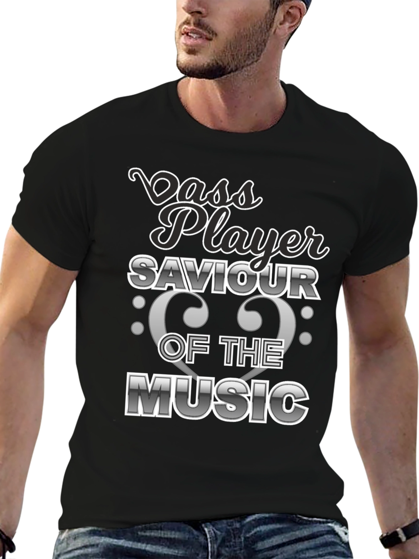 Bass Player Savior Music T-Shirt