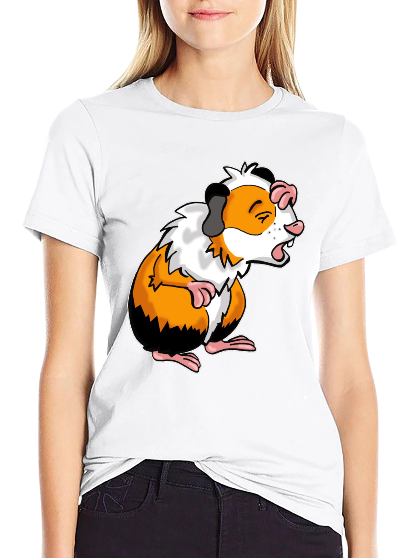 Guinea Pig Graphic Tee - Funny Animal Shirt