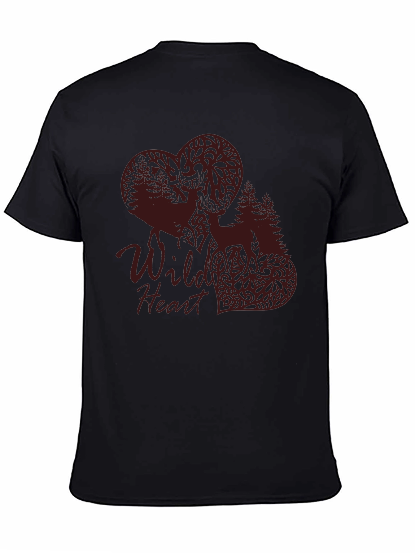 Wild Heart Graphic Tee - Nature Inspired Design