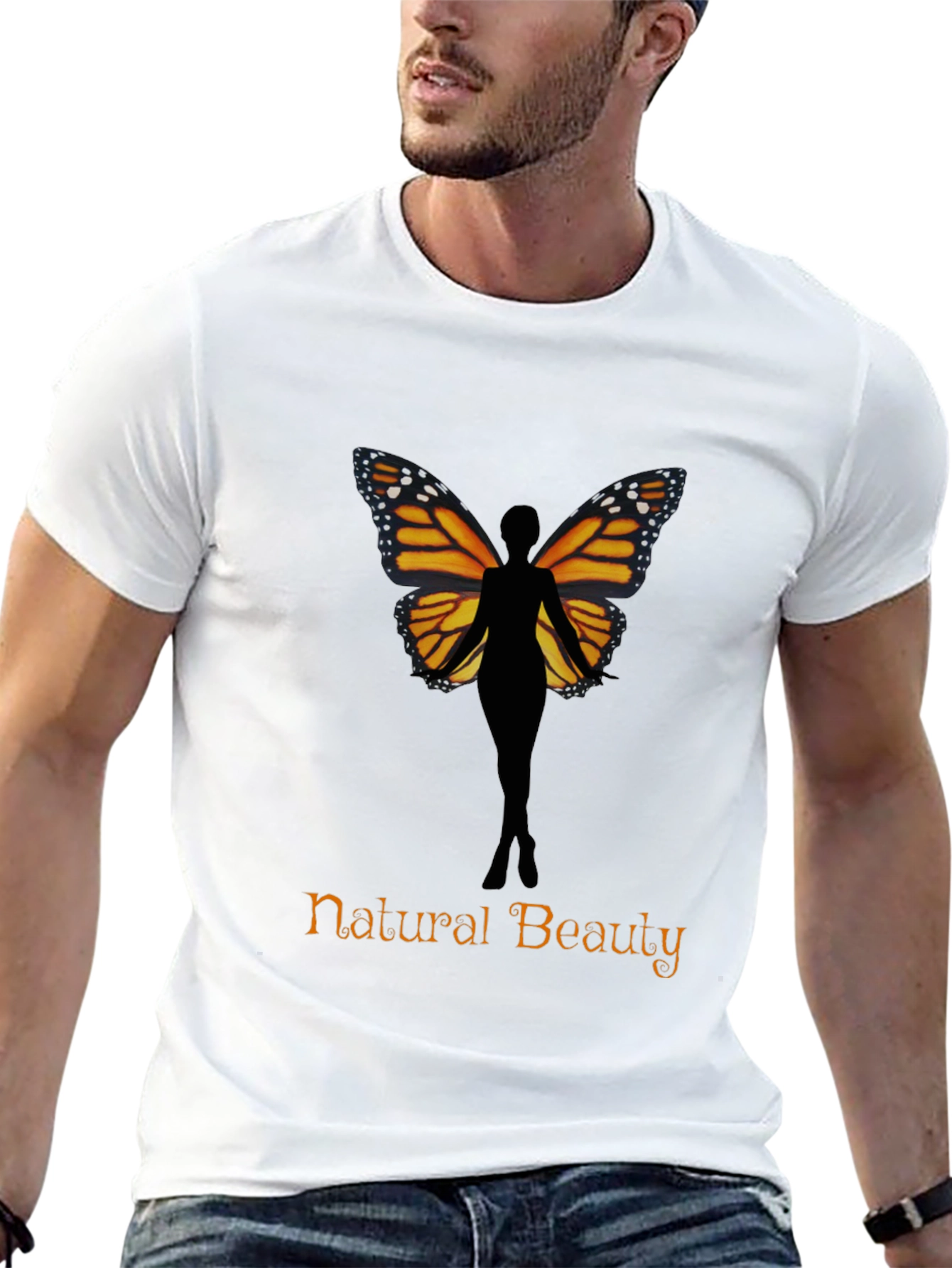 Natural Beauty Butterfly Womens T-Shirt