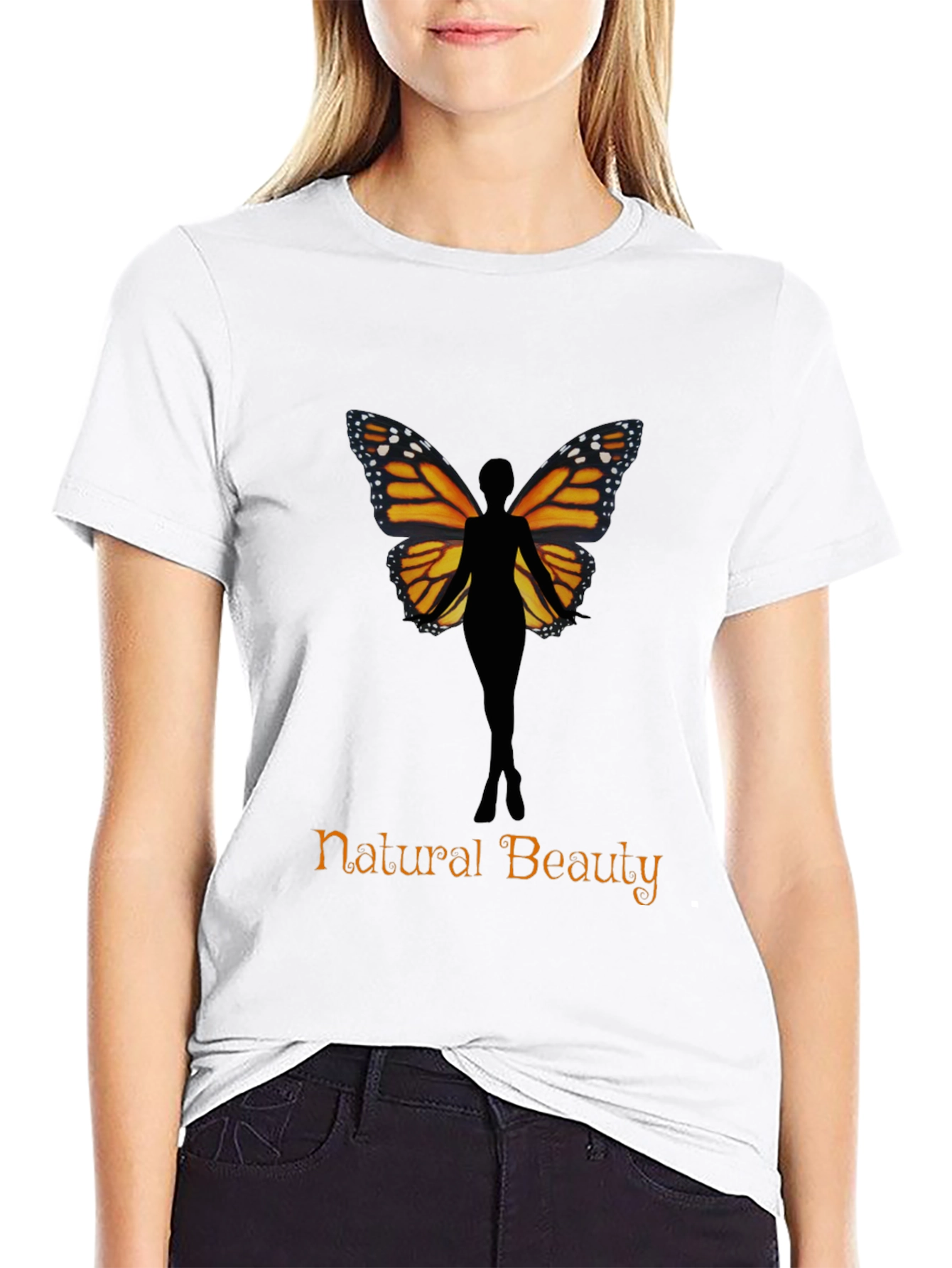 Natural Beauty Butterfly Womens T-Shirt