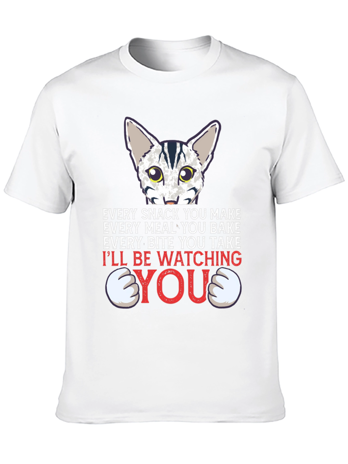 Every Snack You Make Cat Graphic Tee