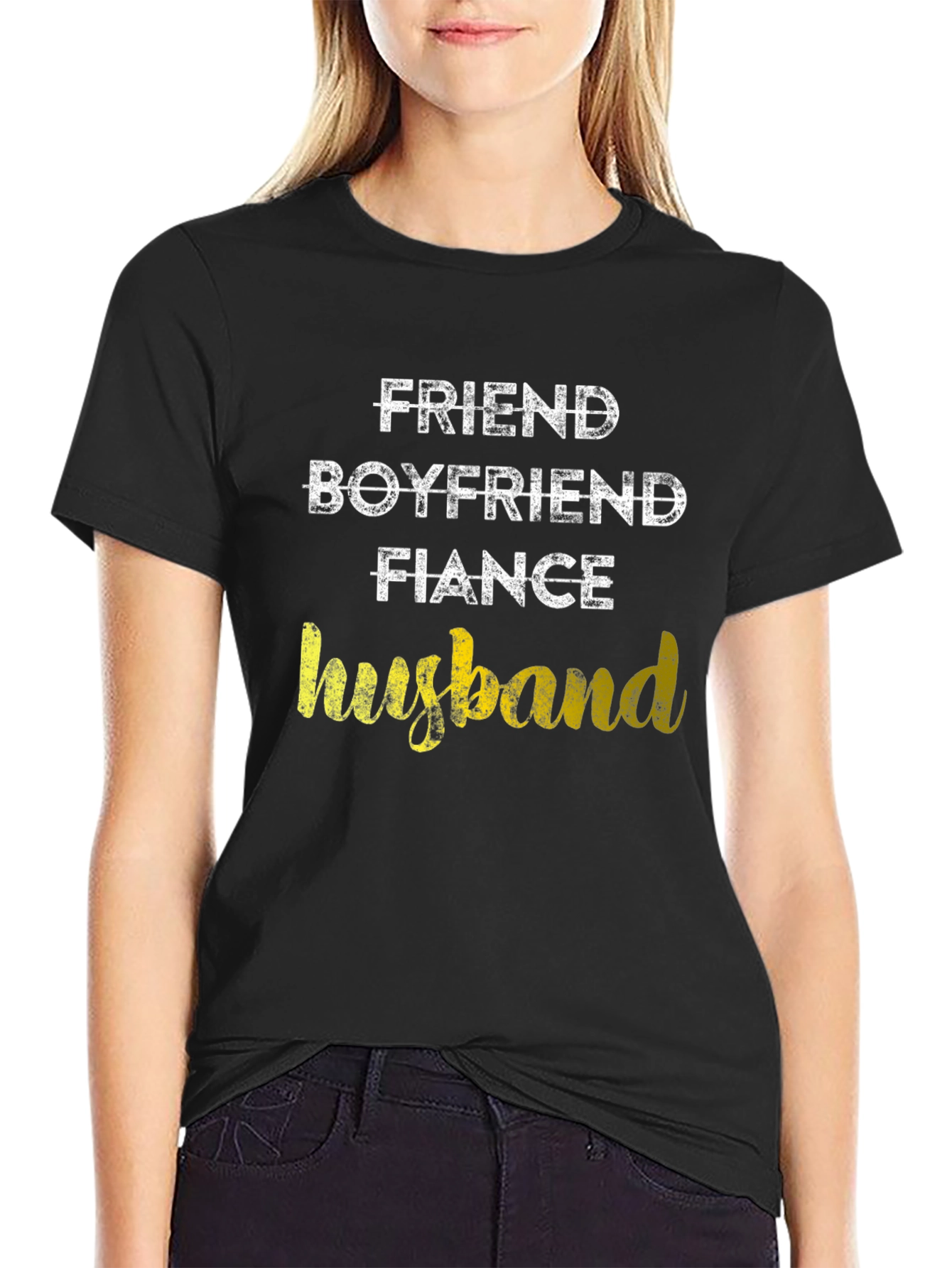 Friend Boyfriend Fiance Husband Graphic Tee