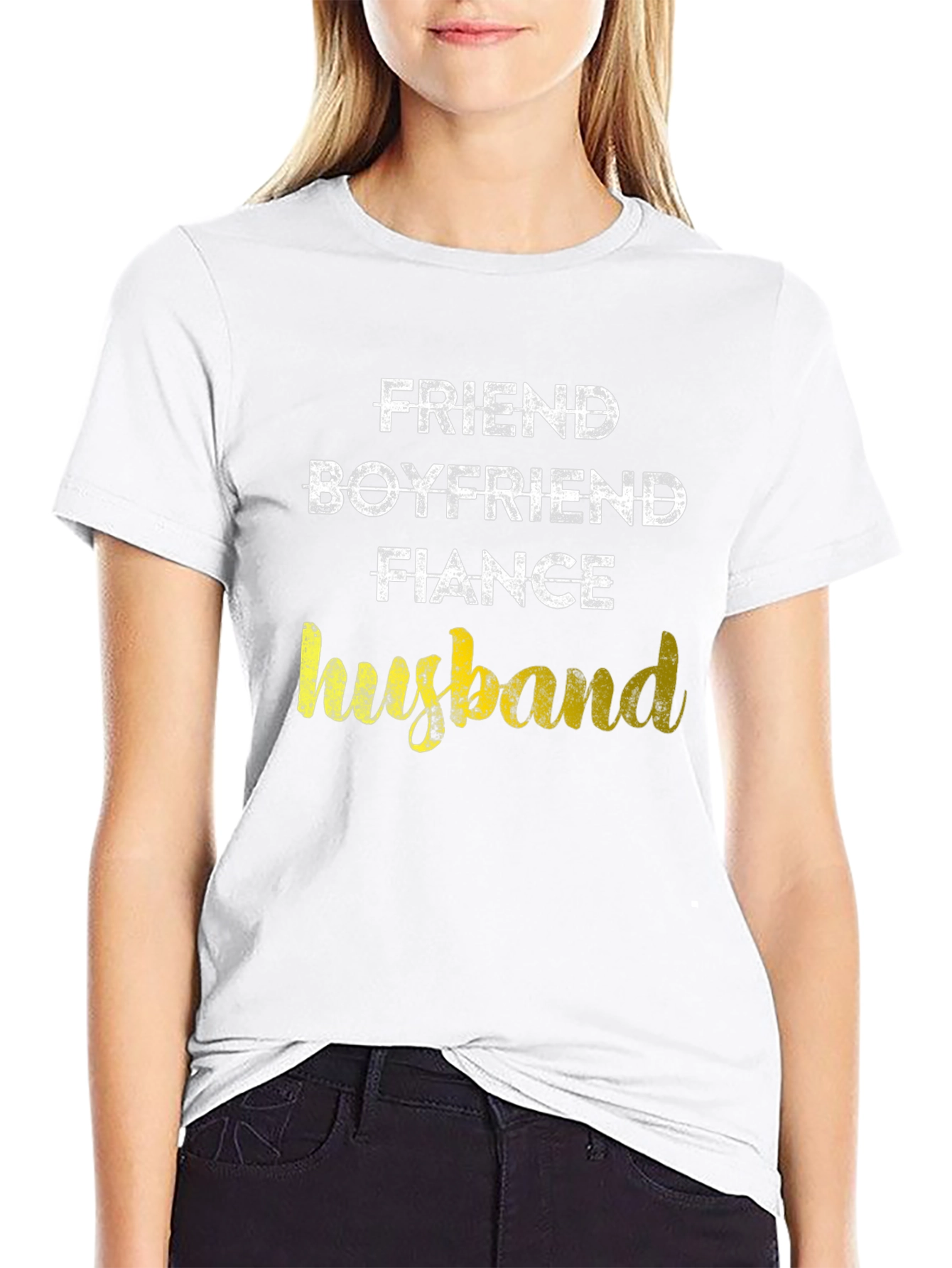 Friend Boyfriend Fiance Husband Graphic Tee