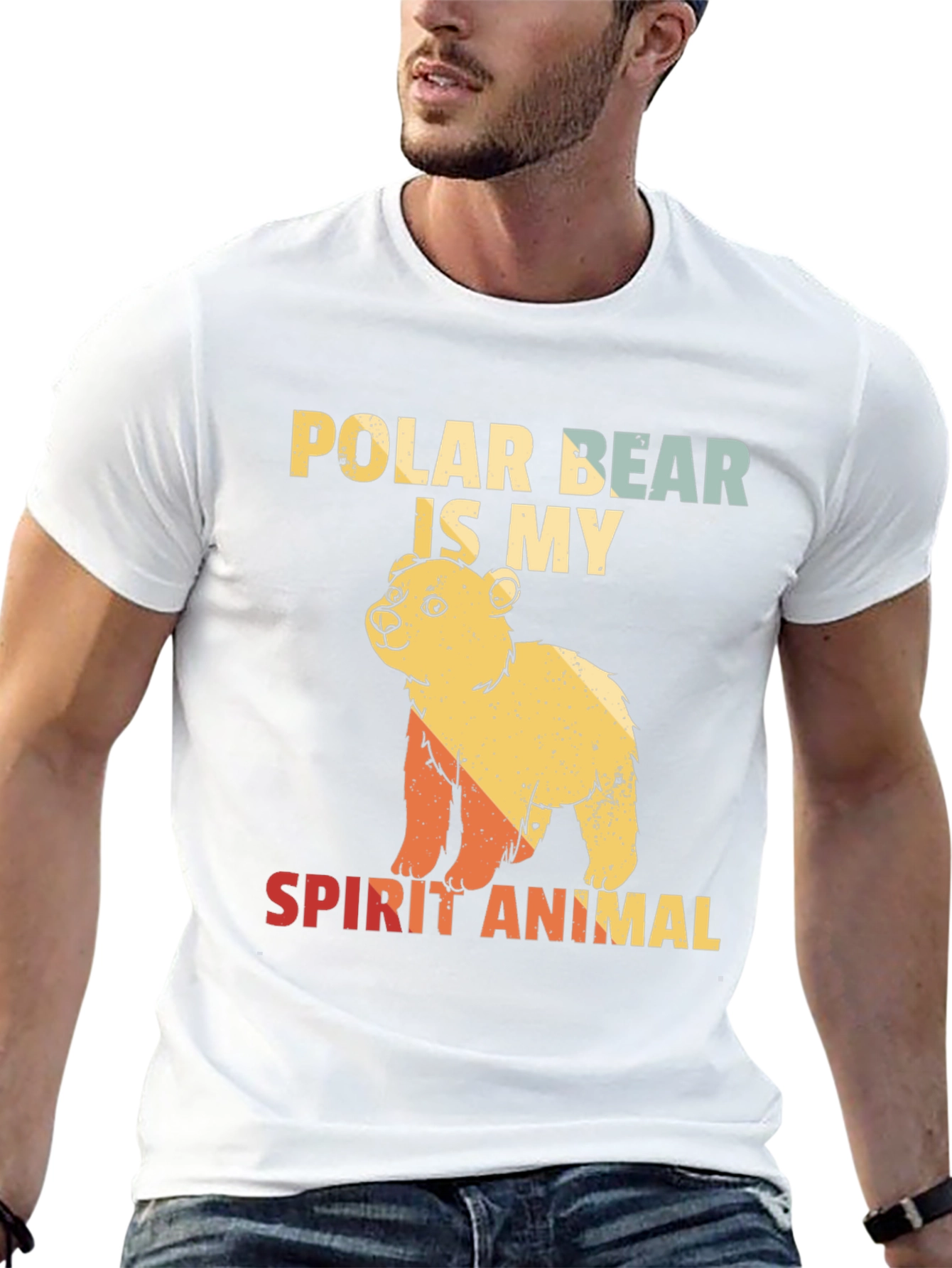 Polar Bear Spirit Animal Graphic Tee