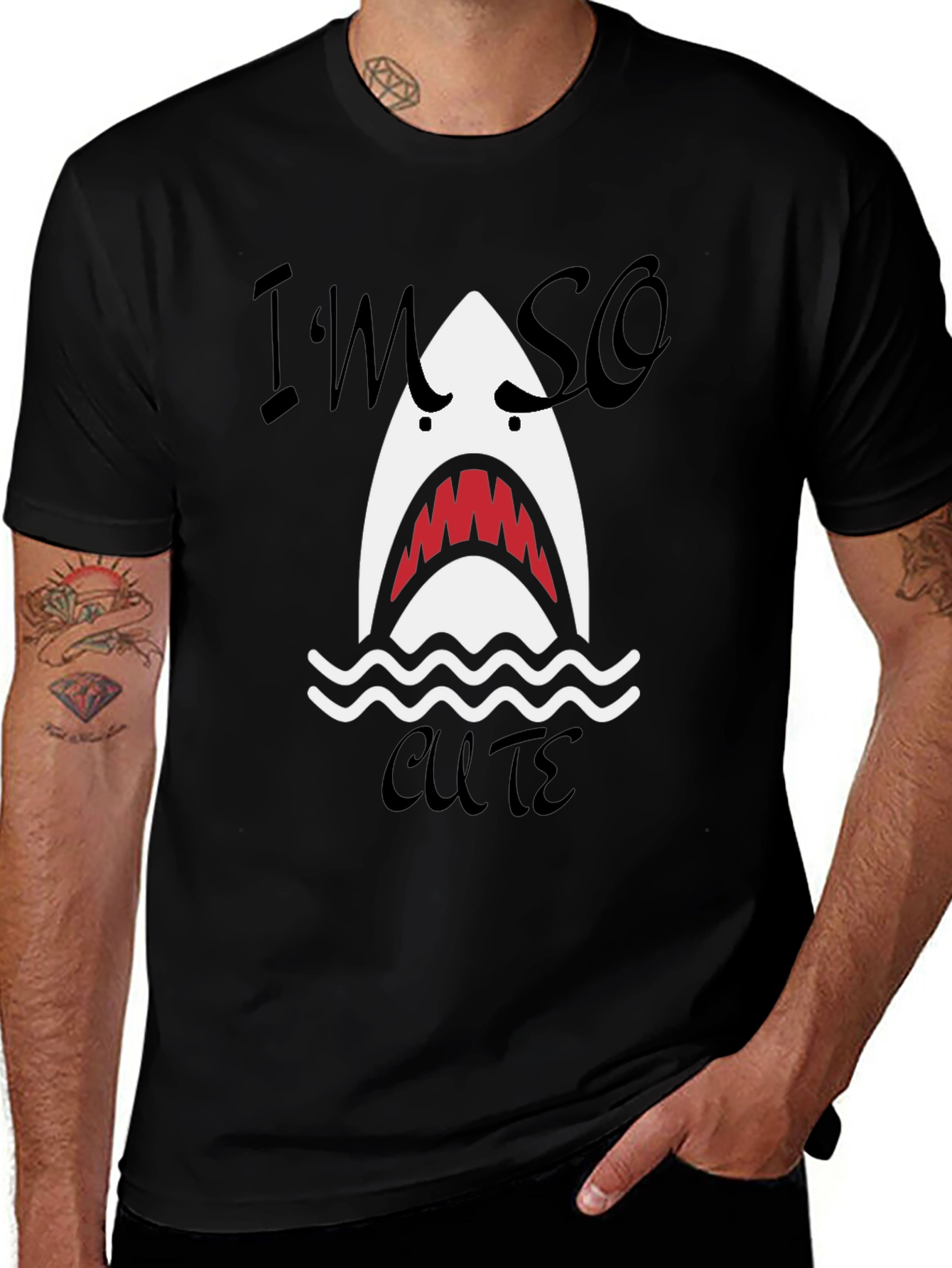 Im So Cute Shark Graphic Tee