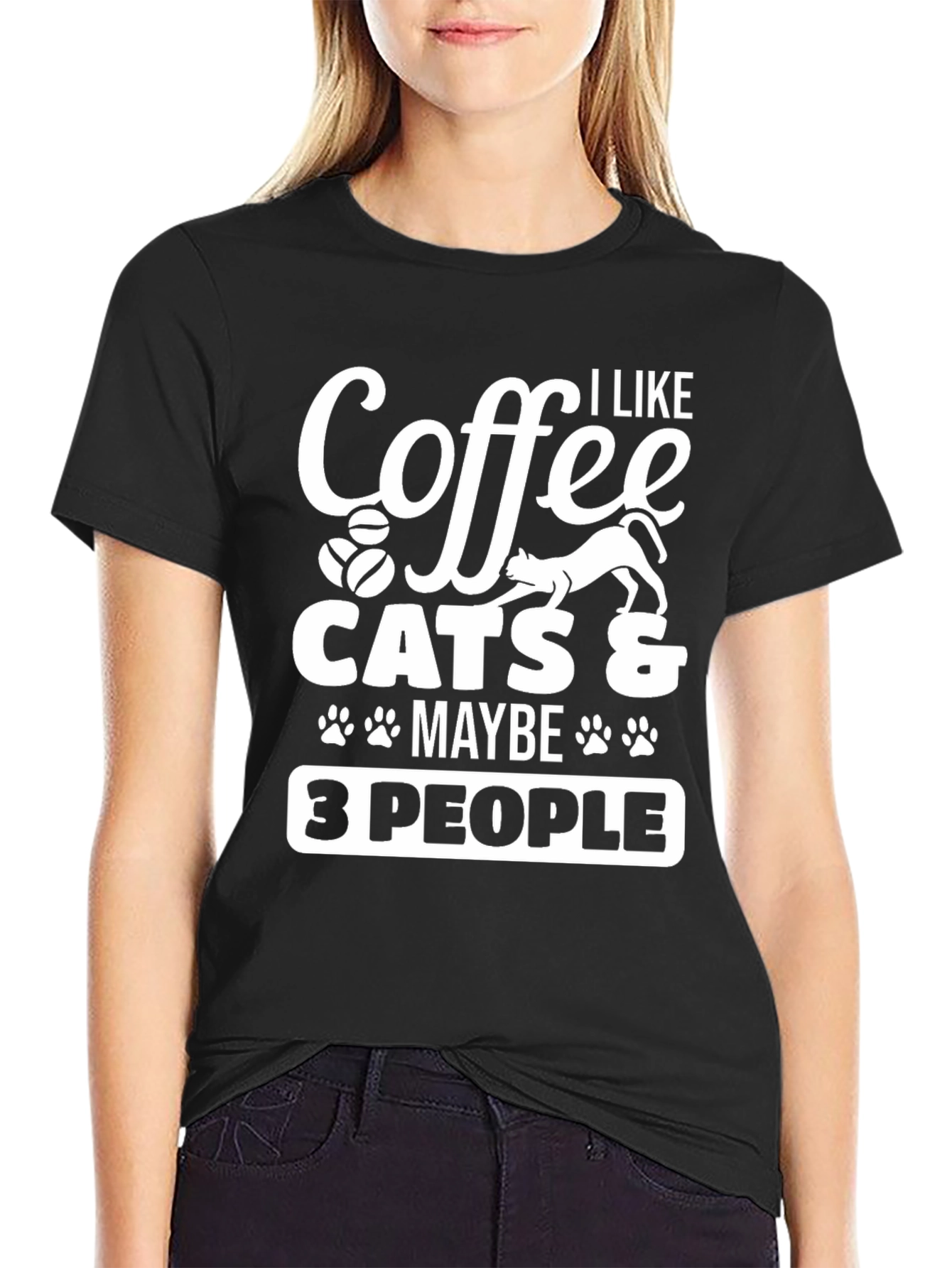 Coffee Cats & Maybe 3 People T-Shirt