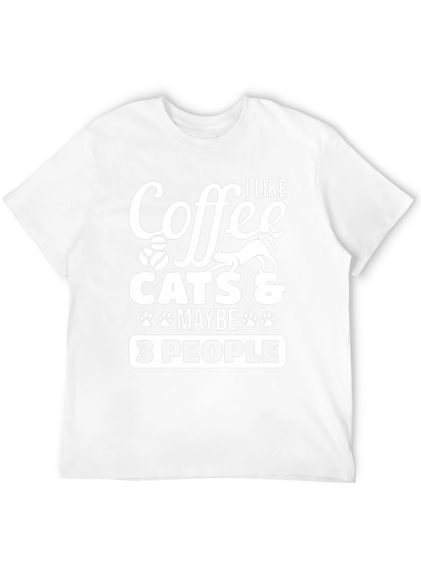 Coffee Cats & Maybe 3 People T-Shirt