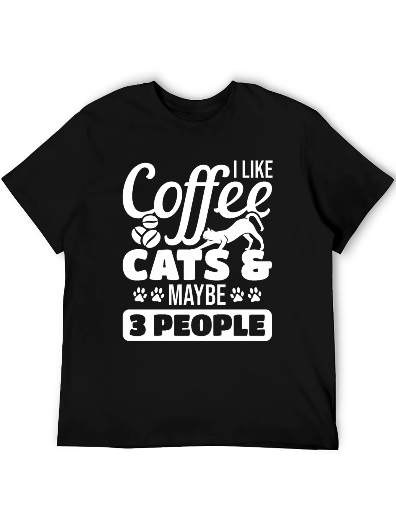 Coffee Cats & Maybe 3 People T-Shirt