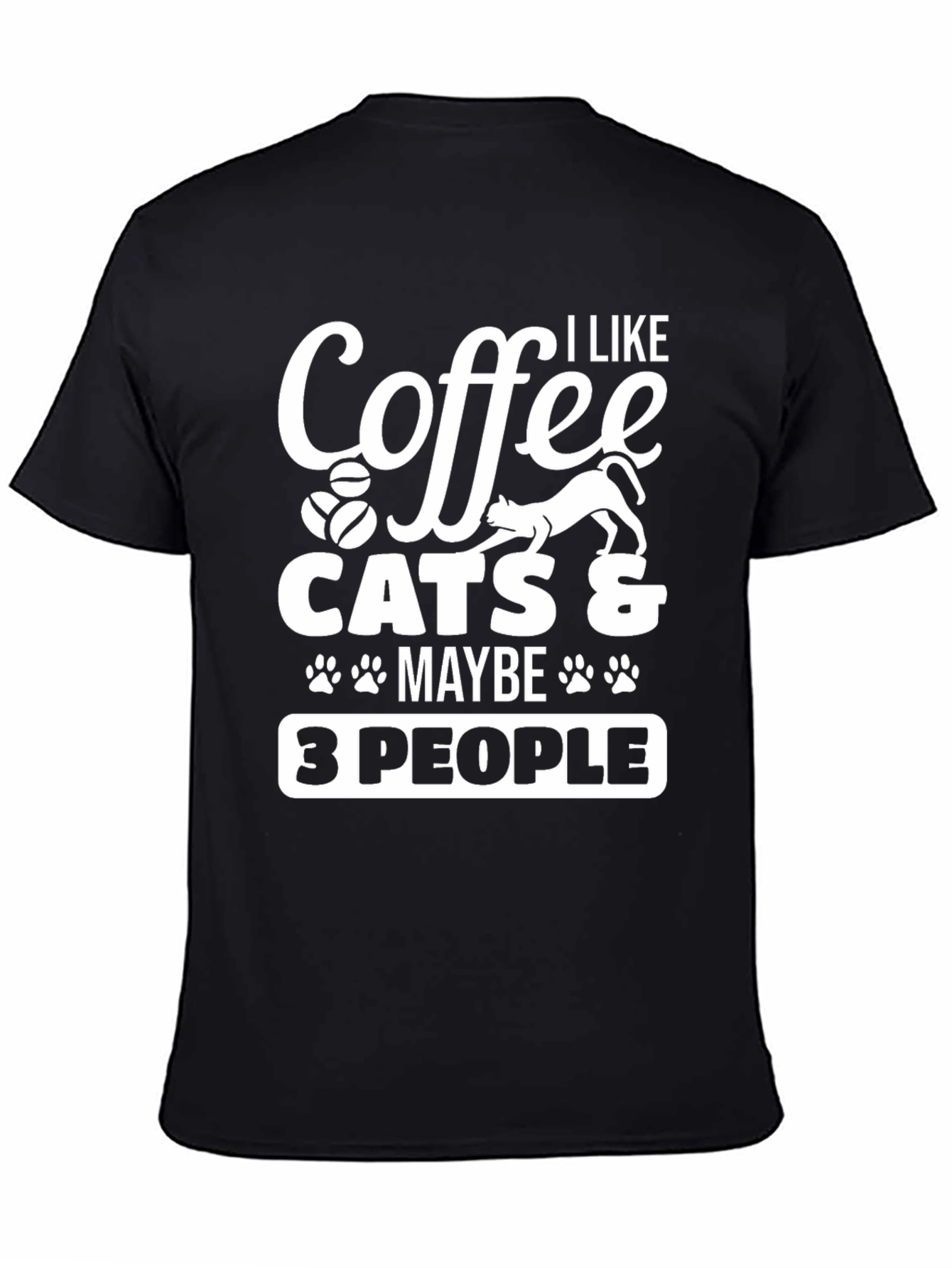 Coffee Cats & Maybe 3 People T-Shirt