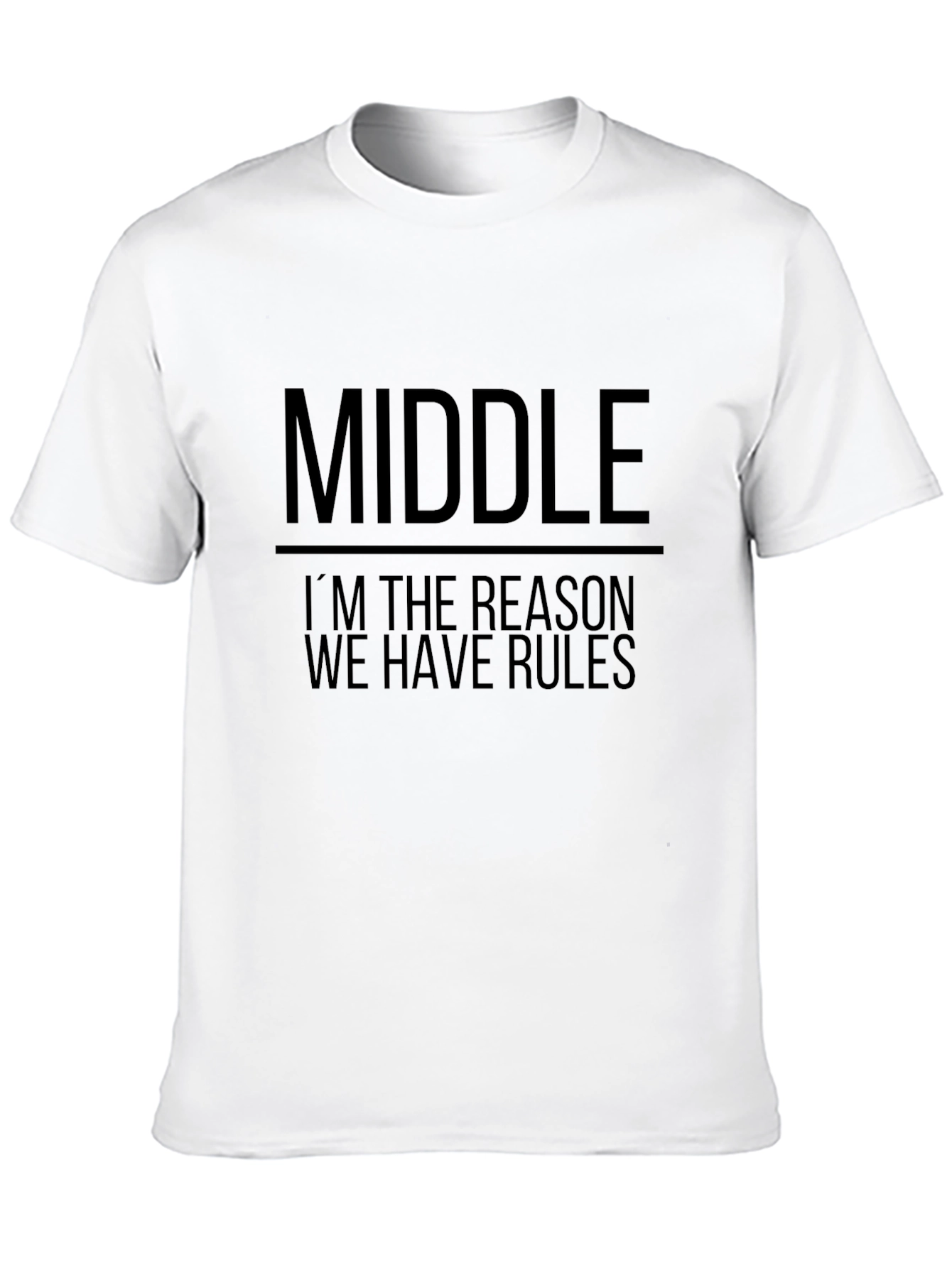 Middle Child Funny Graphic T-Shirt