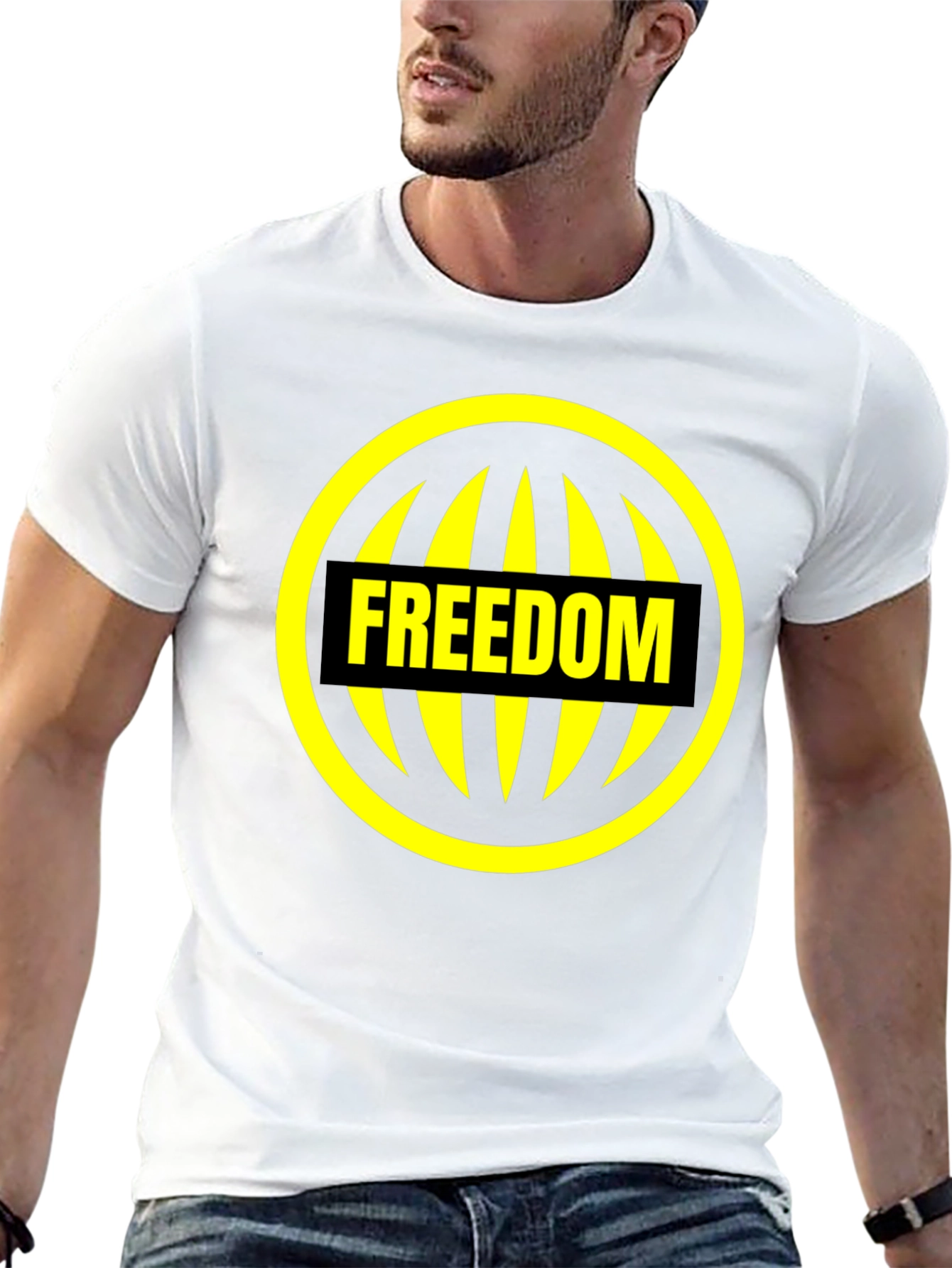 Freedom Graphic T-Shirt - Black Tee