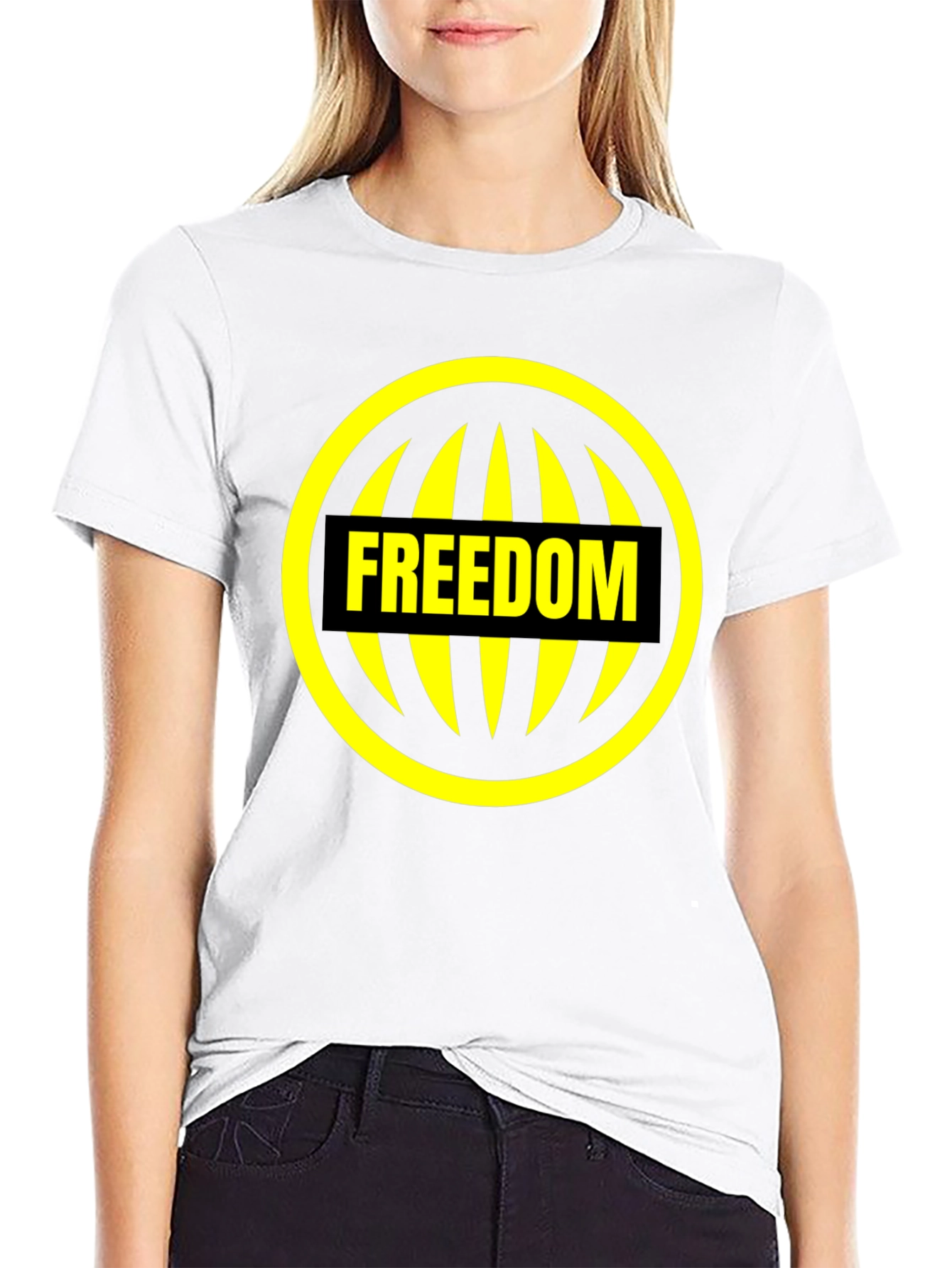 Freedom Graphic T-Shirt - Black Tee