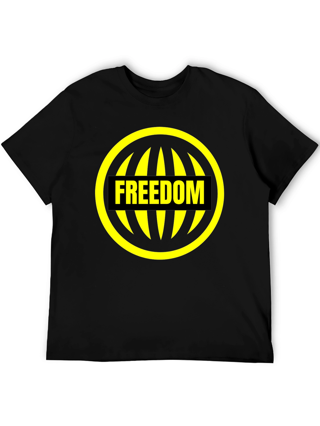 Freedom Graphic T-Shirt - Black Tee