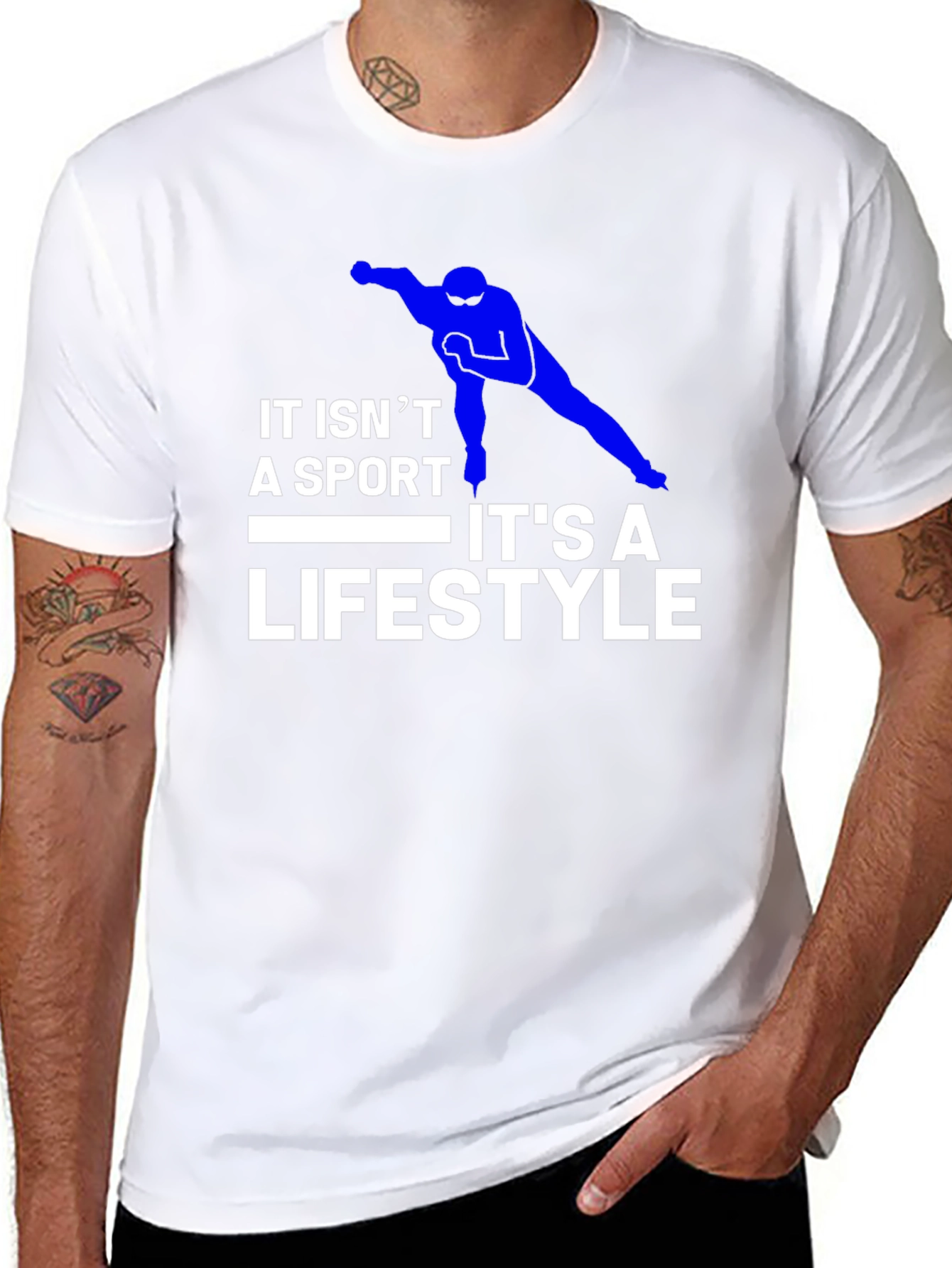 Its a Lifestyle Speed Skating T-Shirt