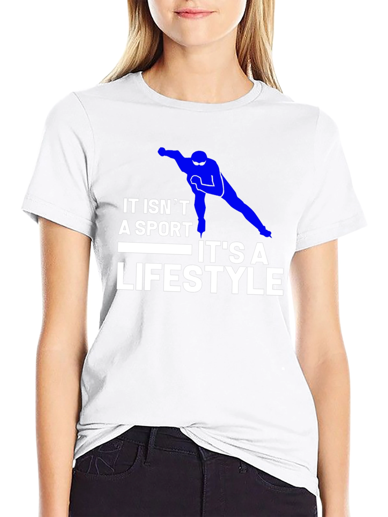 Its a Lifestyle Speed Skating T-Shirt