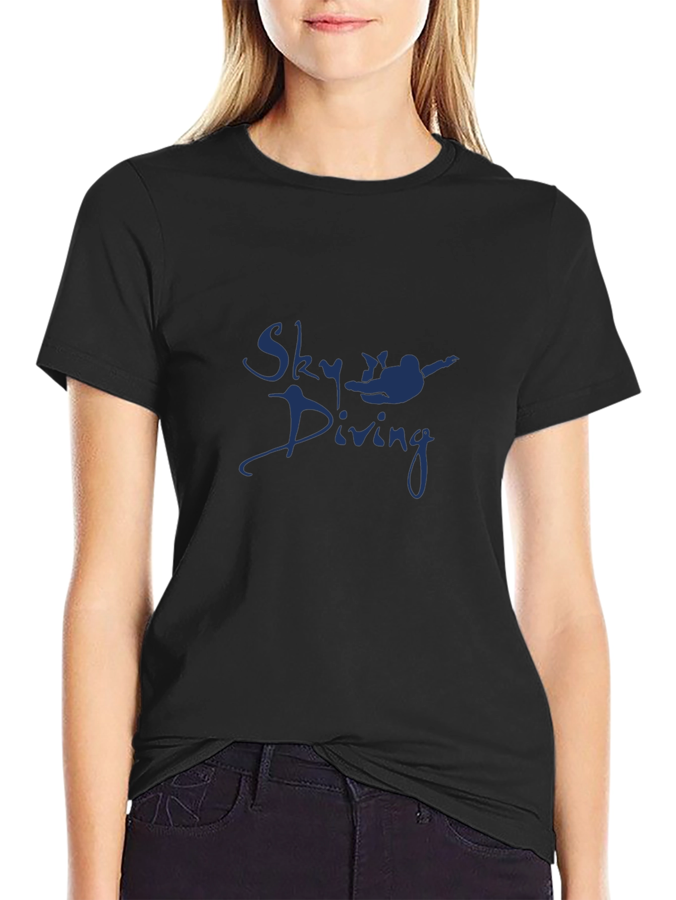 Sky Diving Graphic T-Shirt