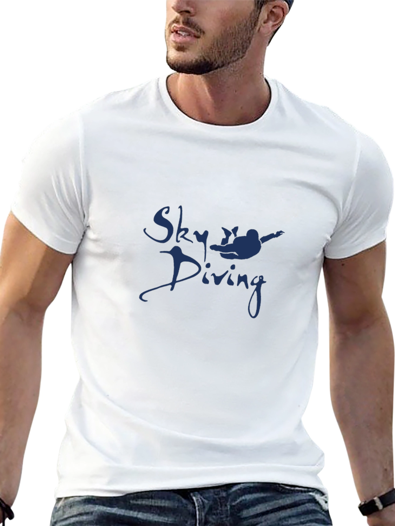 Sky Diving Graphic T-Shirt